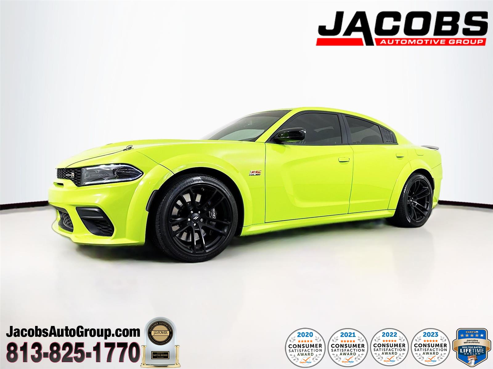 Green (Sublime Metallic Clearcoat) 2023 Dodge Charger Sedan Rear-Wheel Drive 8-Speed Automatic