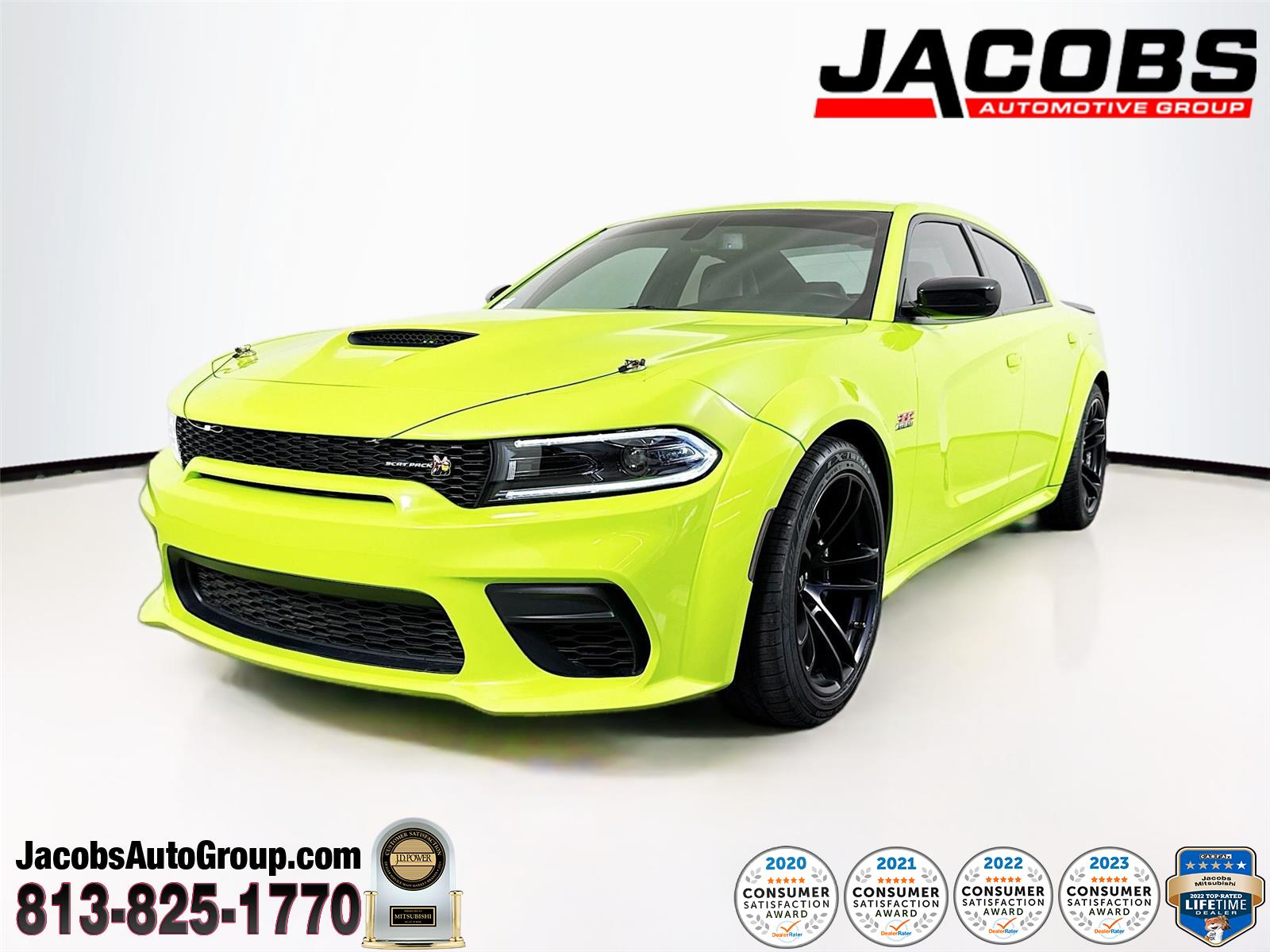 Green (Sublime Metallic Clearcoat) 2023 Dodge Charger Sedan Rear-Wheel Drive 8-Speed Automatic