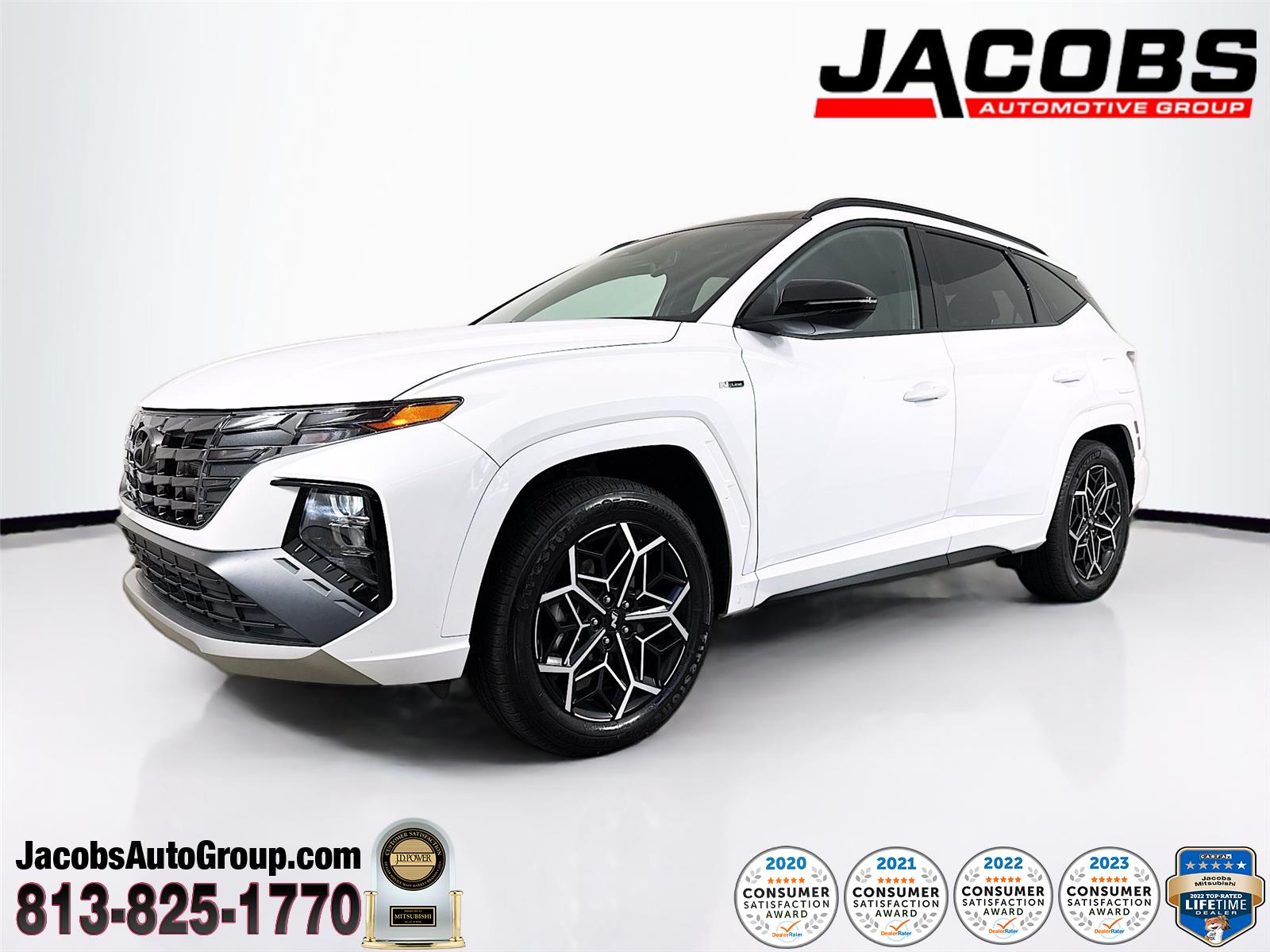 Serenity White Pearl 2023 Hyundai Tucson SUV / Crossover All-Wheel Drive Automatic