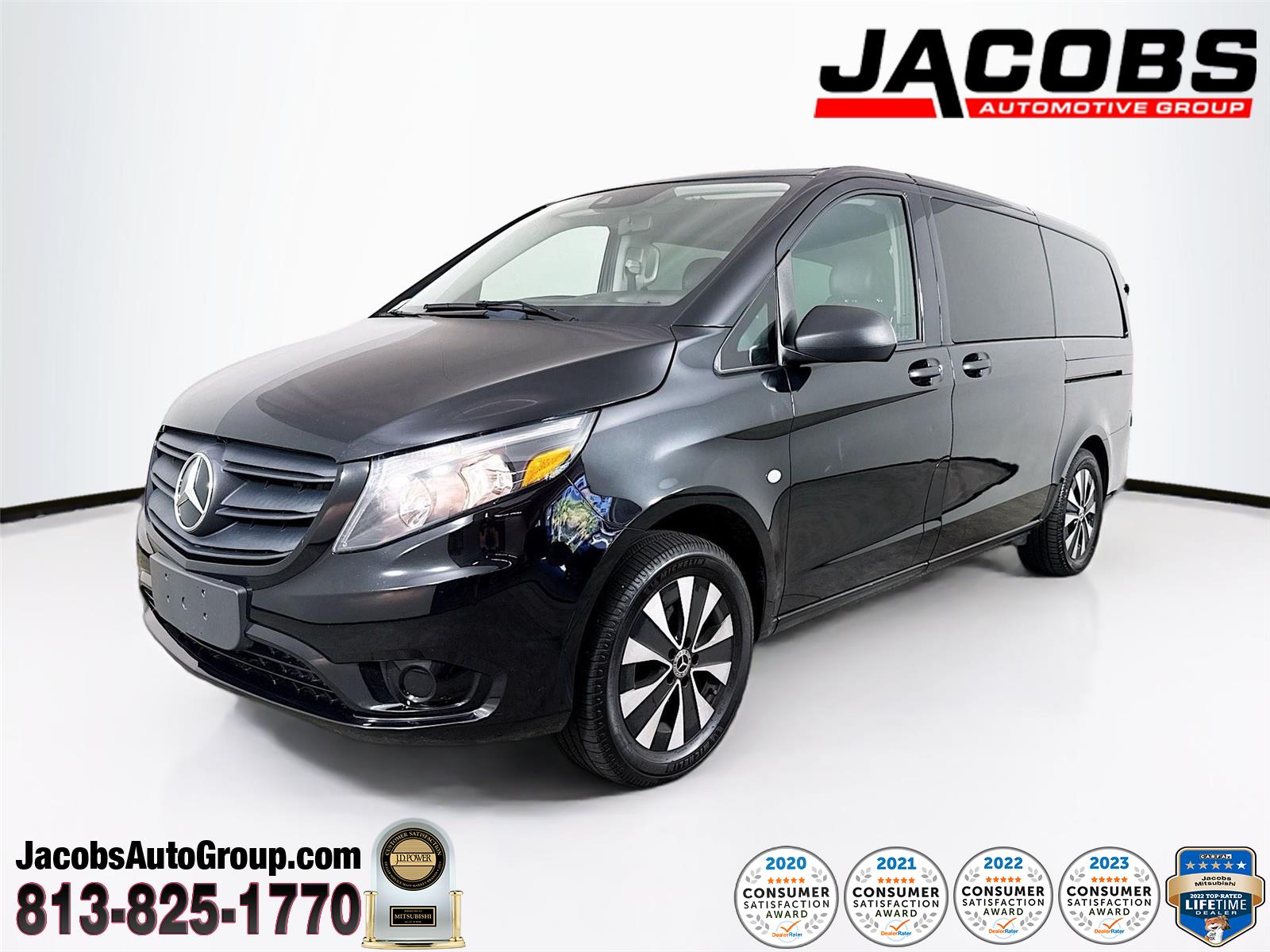 Obsidian Black Metallic 2022 Mercedes-Benz Metris Van Rear-Wheel Drive Automatic
