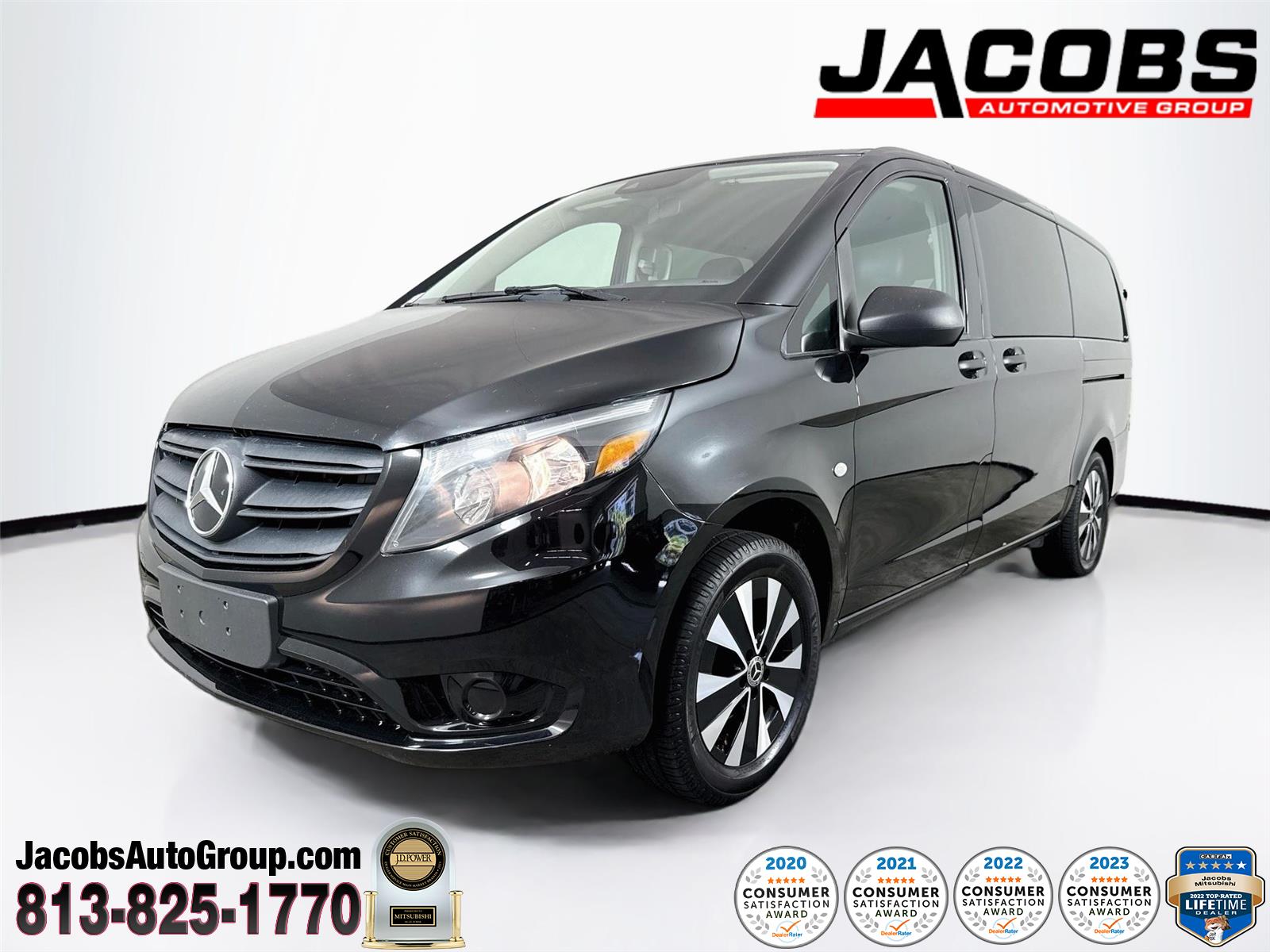 Obsidian Black Metallic 2022 Mercedes-Benz Metris Van Rear-Wheel Drive Automatic