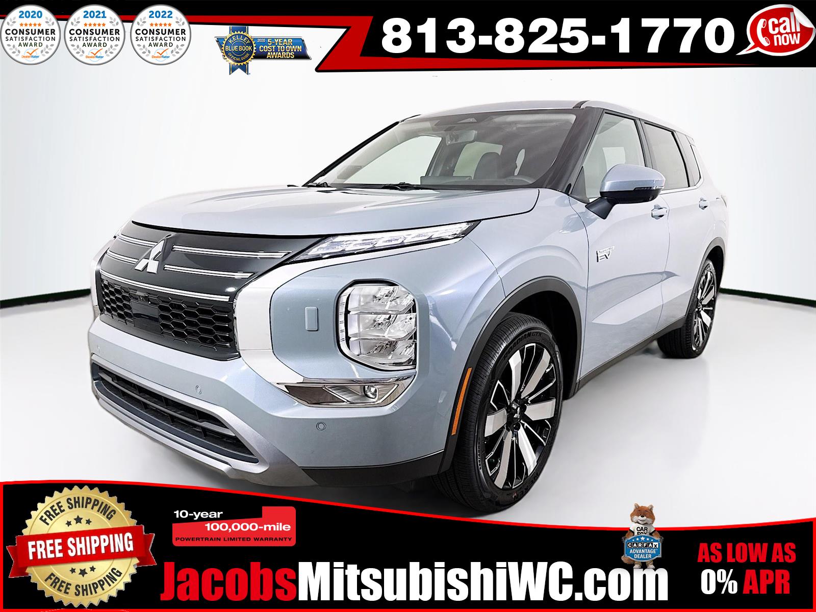 Moonstone Gray Metallic 2026 Mitsubishi Outlander Hybrid Plug-in SUV / Crossover All-Wheel Drive Automatic