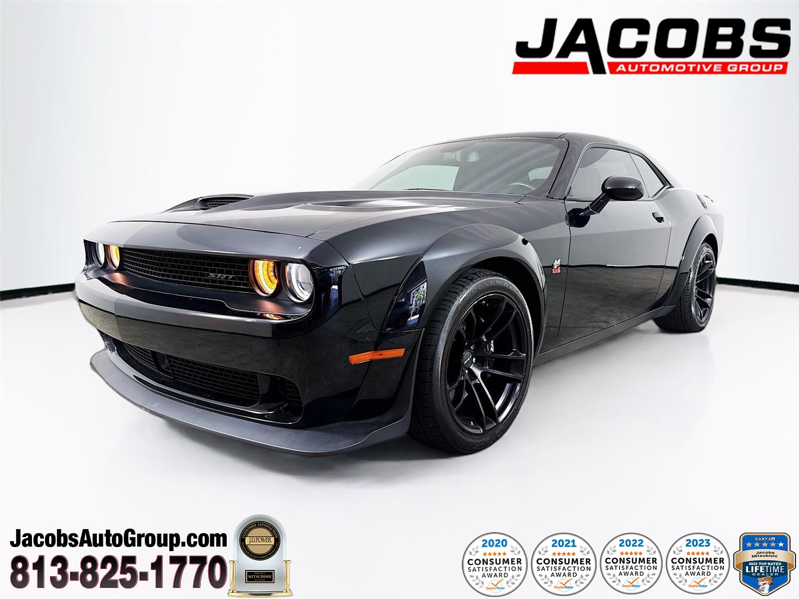 Pitch Black Clearcoat 2023 Dodge Challenger Coupe Rear-Wheel Drive 8-Speed Automatic