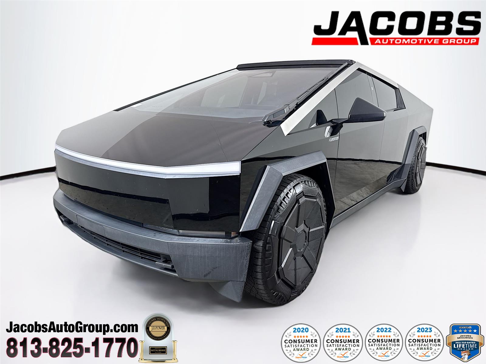 Black 2024 Tesla Cybertruck Pickup Truck All-Wheel Drive Automatic