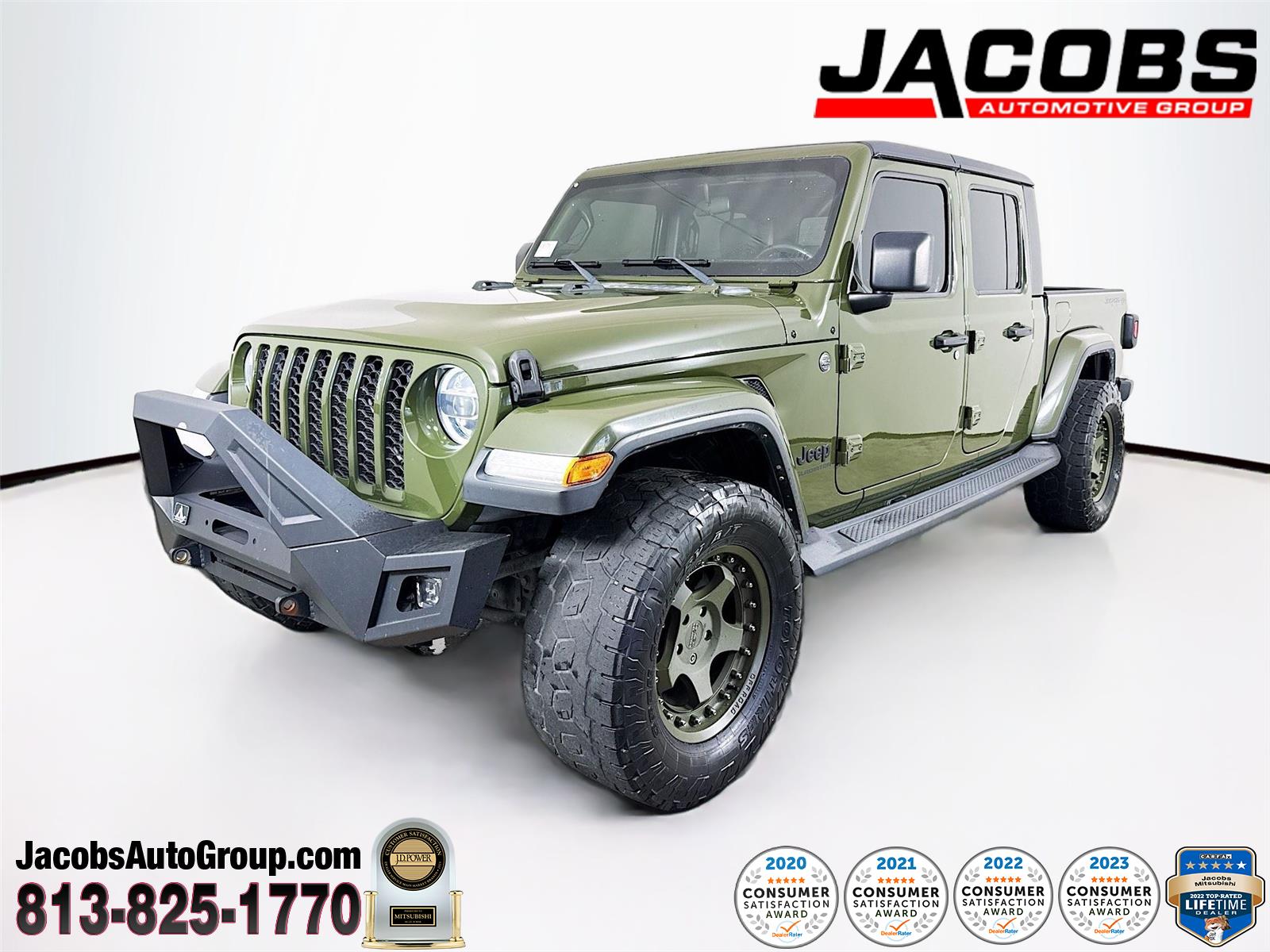Sarge Green Clearcoat 2022 Jeep Gladiator Pickup Truck Four-Wheel Drive 8-Speed Automatic