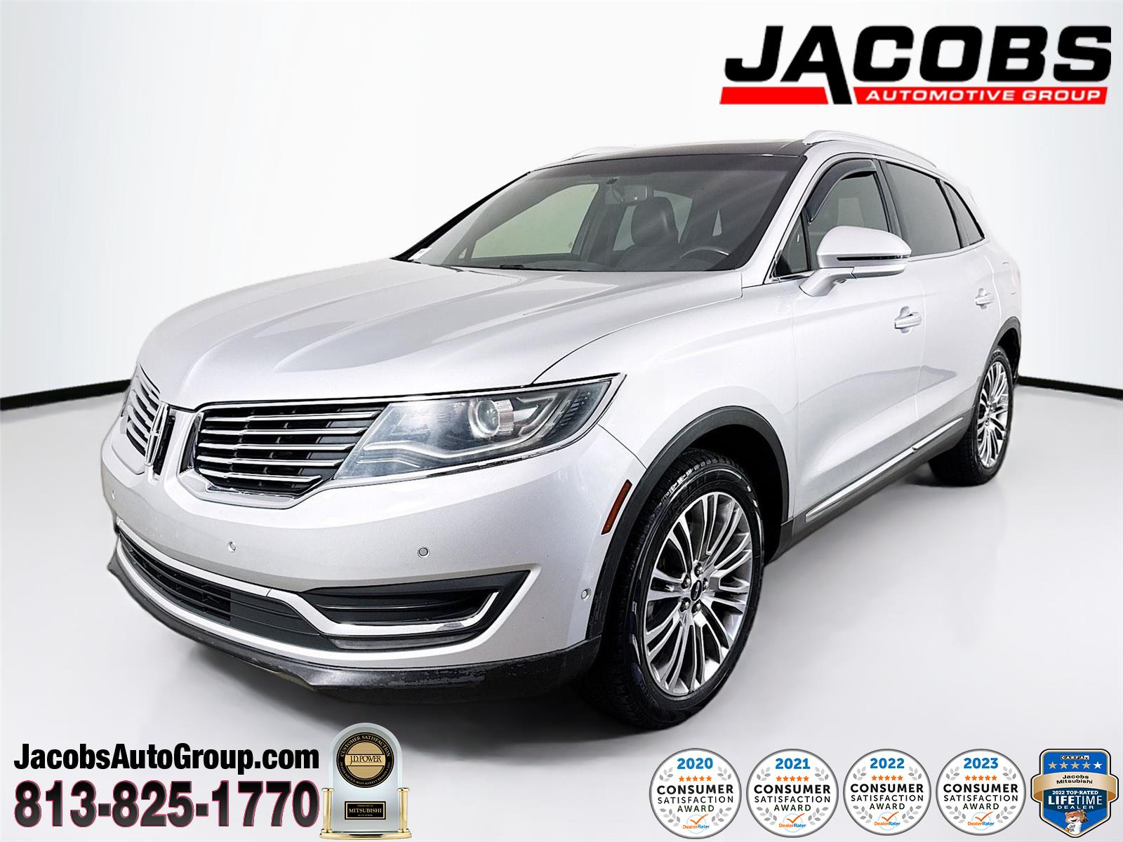 Ingot Silver Metallic 2017 Lincoln MKX SUV / Crossover Front-Wheel Drive 6-Speed Automatic