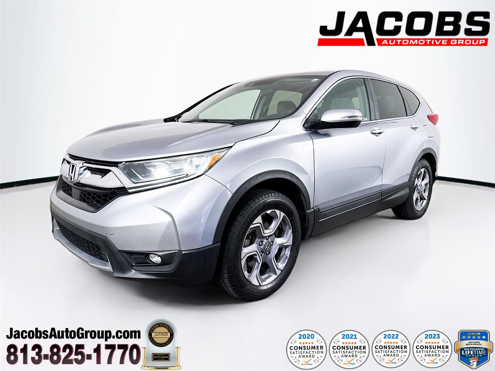 Lunar Silver Metallic 2019 Honda CR-V SUV / Crossover All-Wheel Drive Continuously Variable Transmission