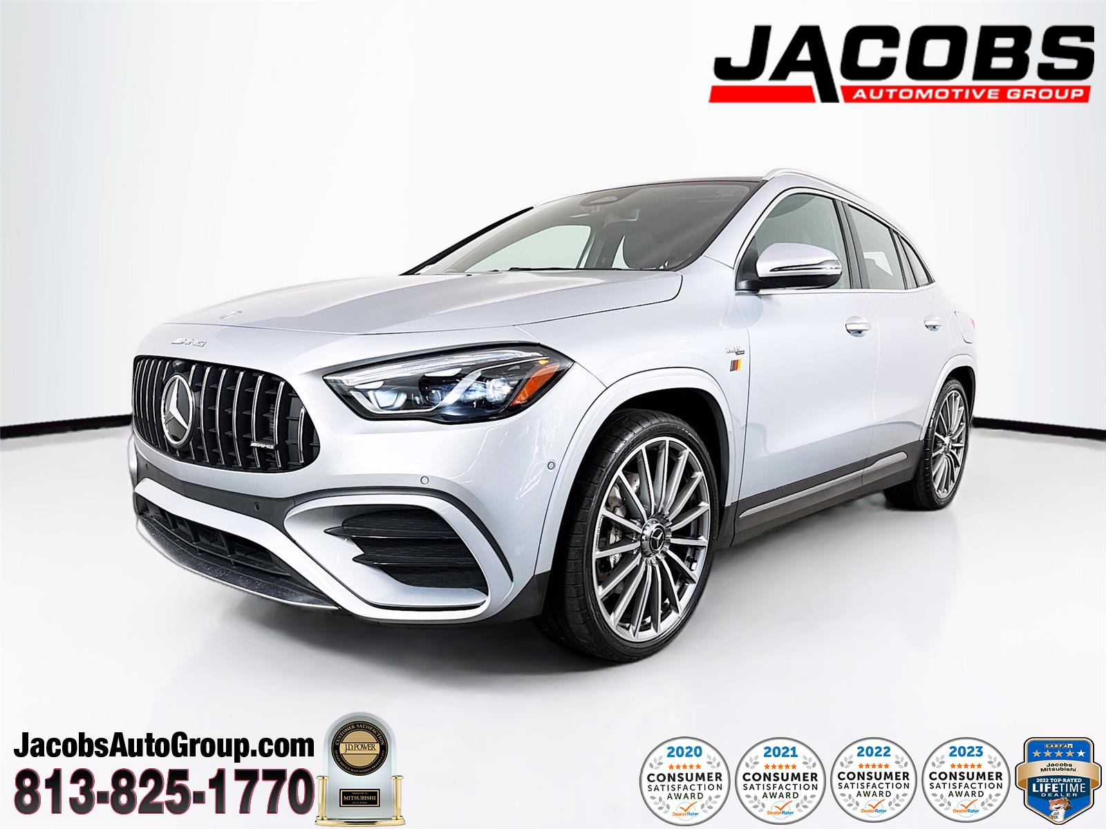 Iridium Silver Metallic 2024 Mercedes-Benz GLA SUV / Crossover All-Wheel Drive Automatic