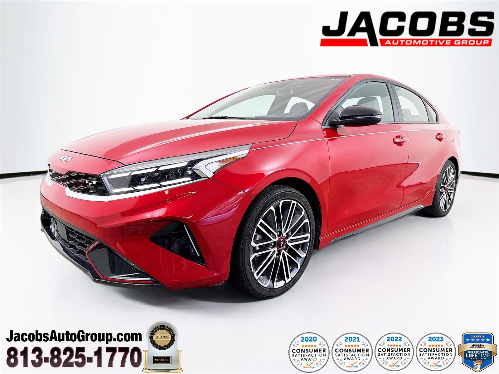 Currant Red 2024 Kia Forte Sedan Front-Wheel Drive Automatic