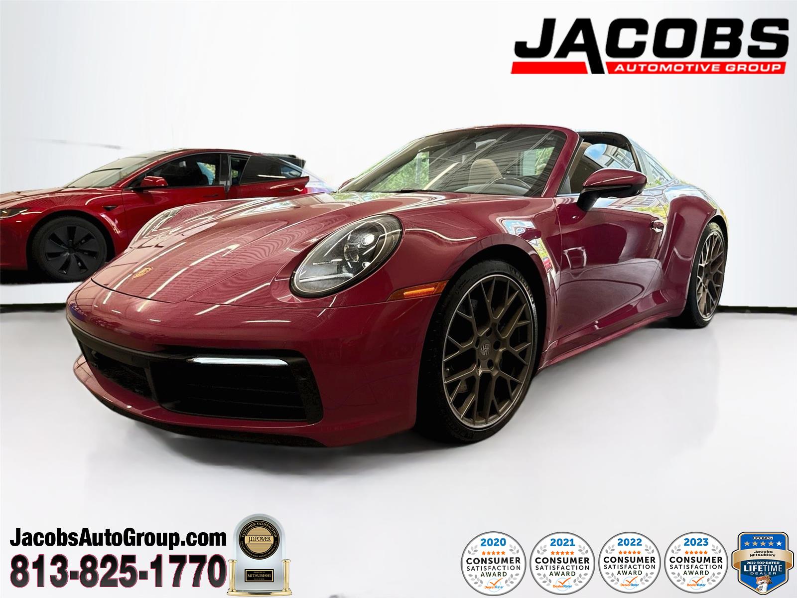 Red (Ruby Star Neo) 2023 Porsche 911 Convertible All-Wheel Drive 8-Speed Automatic