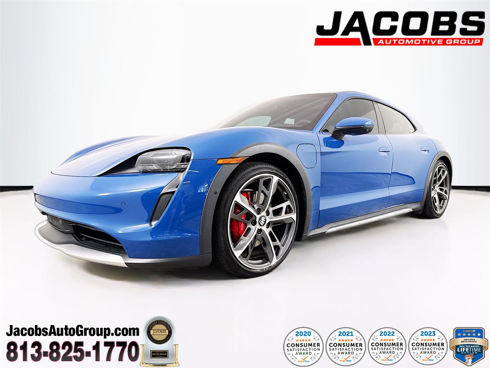 Neptune Blue 2024 Porsche Taycan Wagon All-Wheel Drive Automatic
