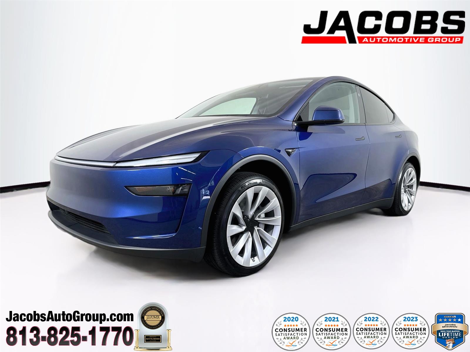 Deep Blue Metallic 2026 Tesla Model Y SUV / Crossover Rear-Wheel Drive Automatic