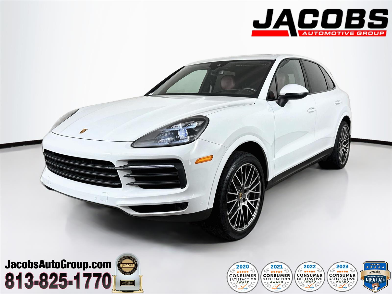 Carrara White Metallic 2023 Porsche Cayenne SUV / Crossover All-Wheel Drive Automatic