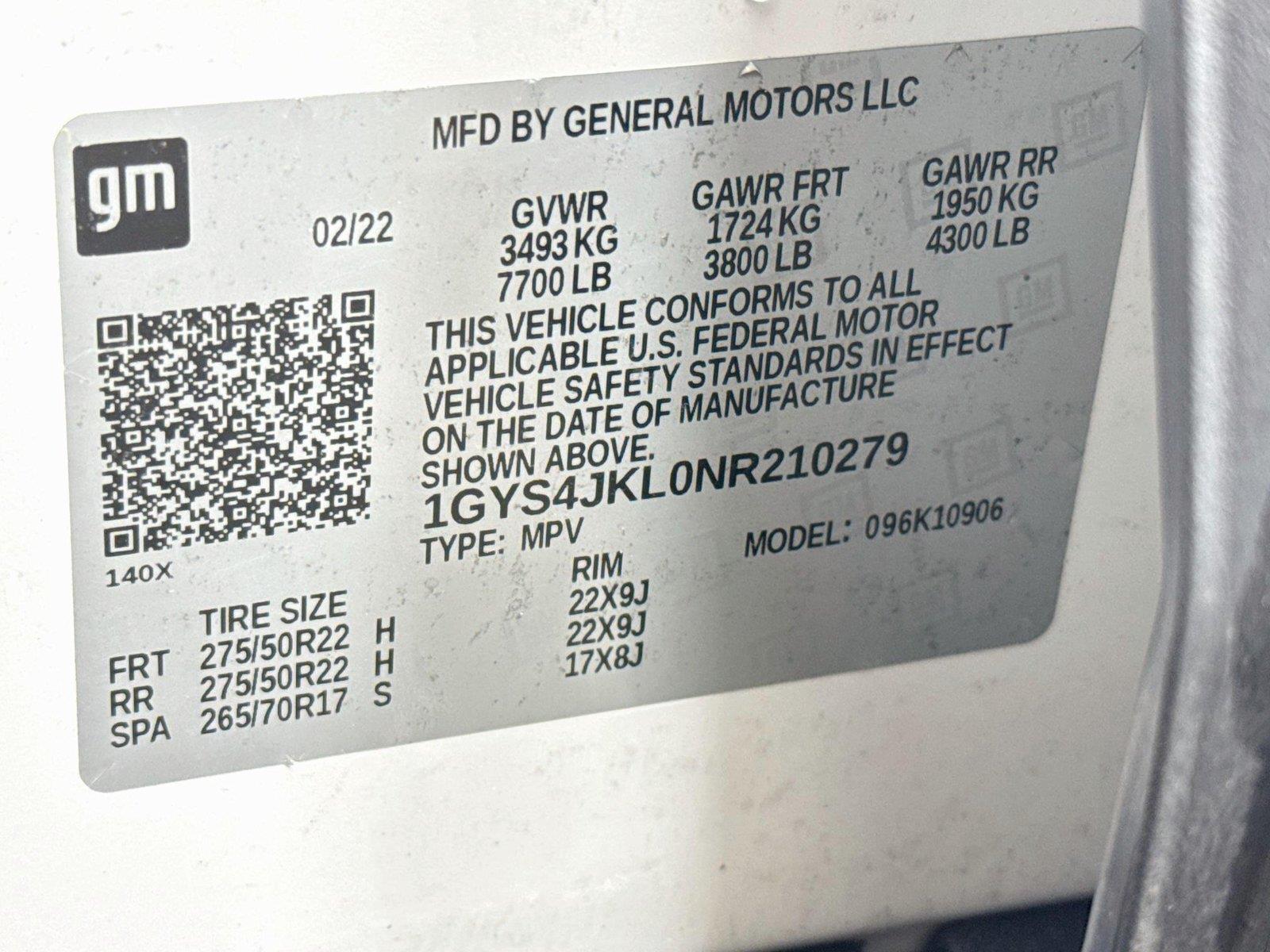 2022 Cadillac Escalade ESV photo 11