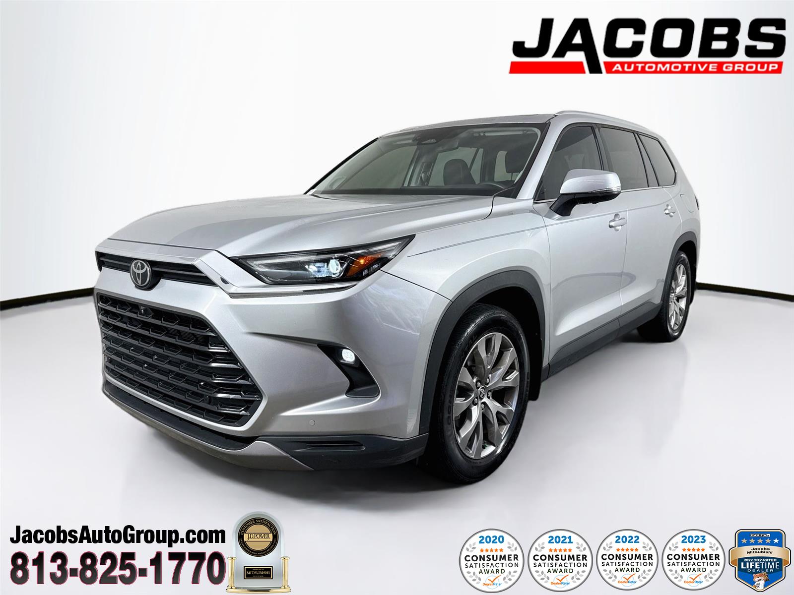 Celestial Silver Metallic 2024 Toyota Grand Highlander SUV / Crossover Front-Wheel Drive Automatic