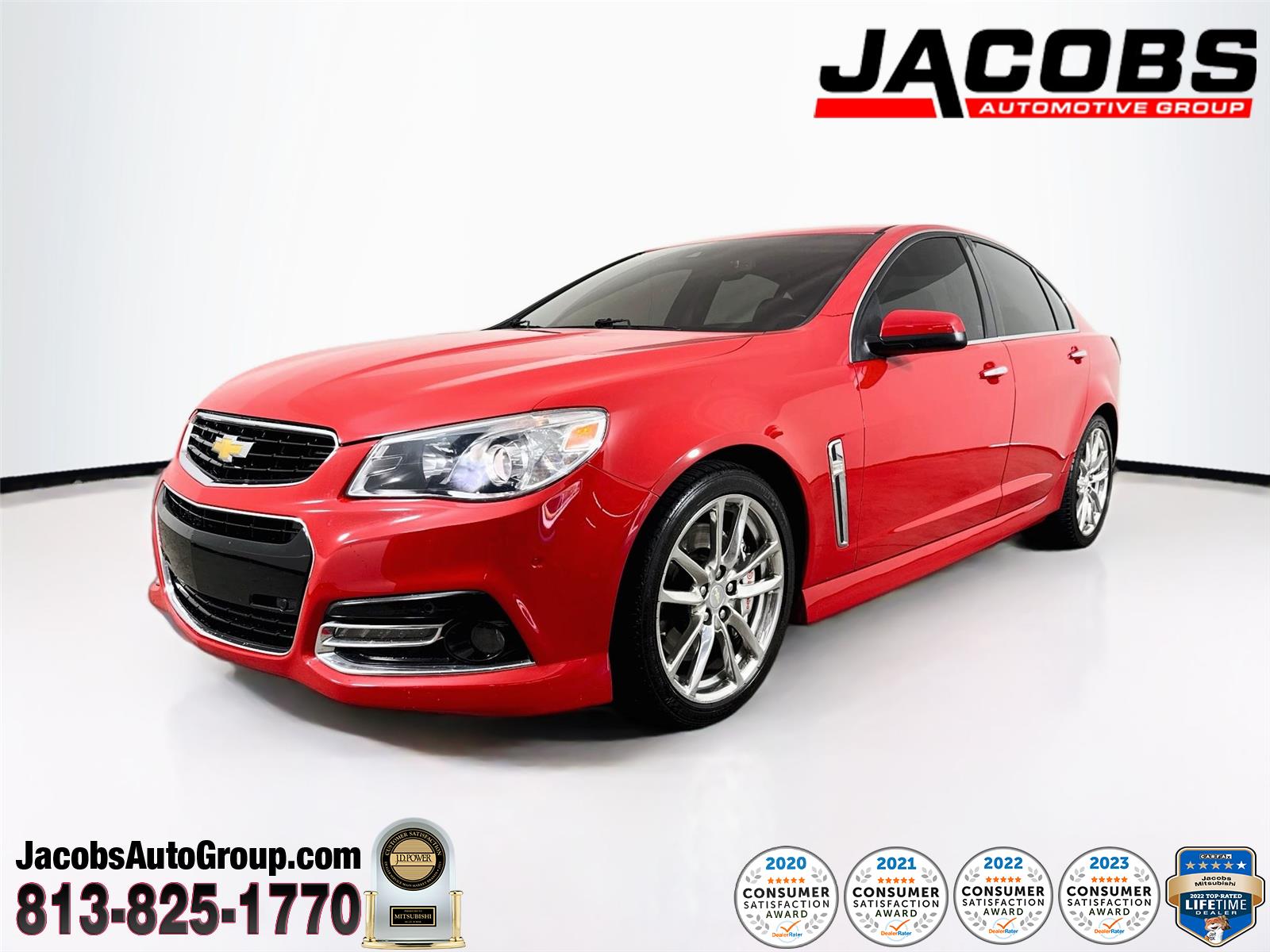 Red Hot 2 2014 Chevrolet SS Sedan Rear-Wheel Drive 6-Speed Automatic