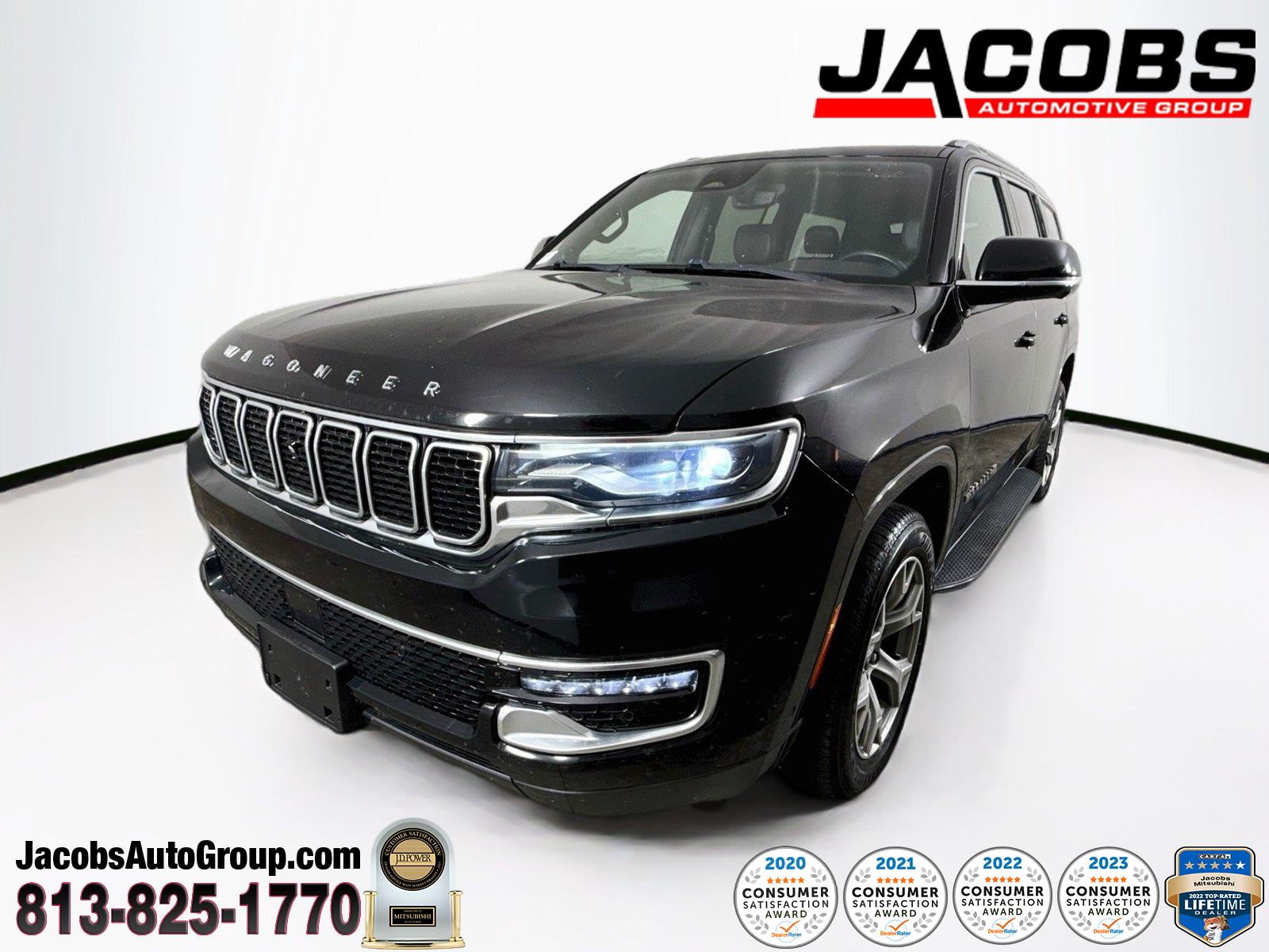 Diamond Black Crystal Pearlcoat 2022 Jeep Wagoneer SUV / Crossover 4X2 8-Speed Automatic