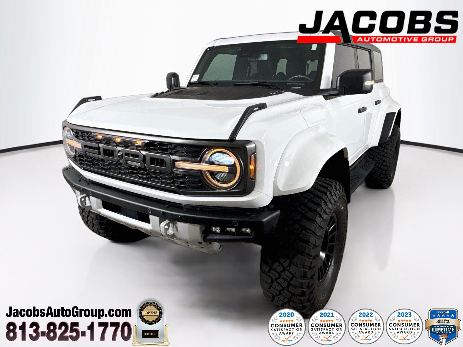 Oxford White 2024 Ford Bronco Raptor SUV / Crossover Four-Wheel Drive Automatic
