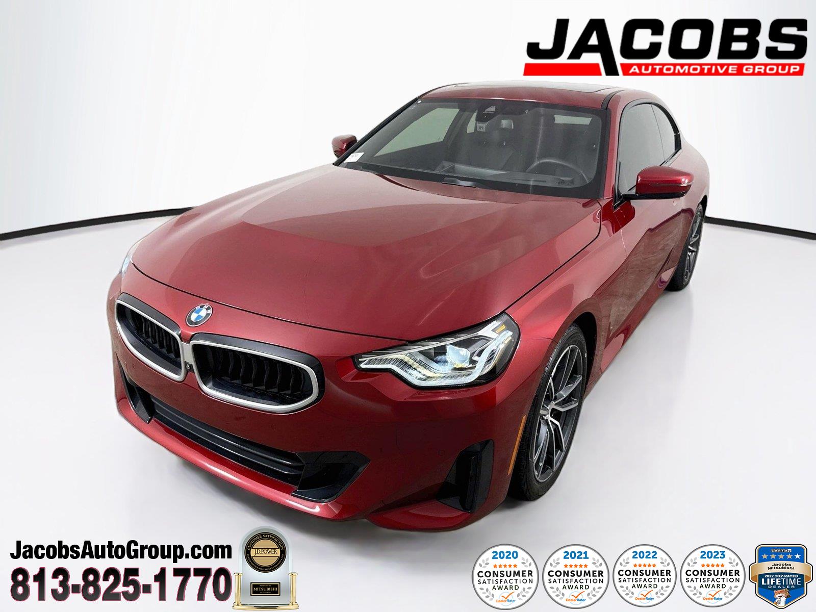 Vegas Red Metallic 2025 BMW 2 Series Coupe Rear-Wheel Drive Automatic