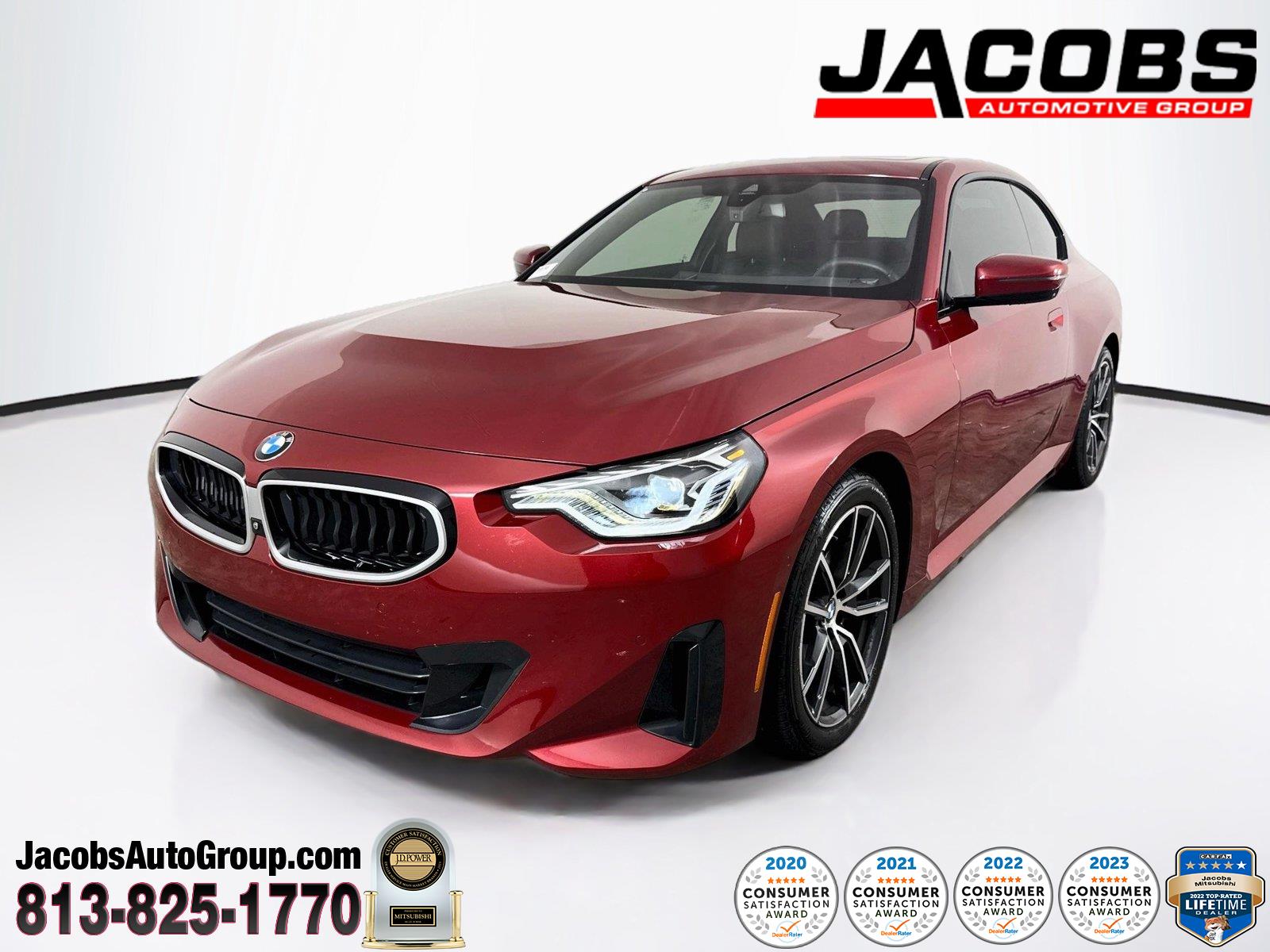 Vegas Red Metallic 2025 BMW 2 Series Coupe Rear-Wheel Drive Automatic