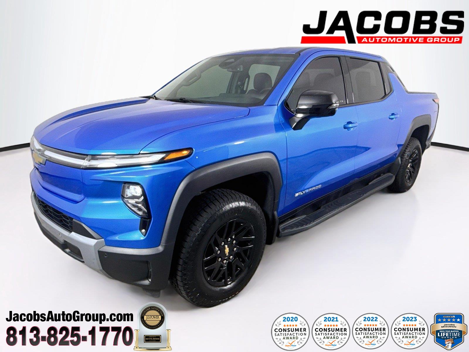 Riptide Blue Metallic 2025 Chevrolet Silverado EV Pickup Truck All-Wheel Drive Automatic