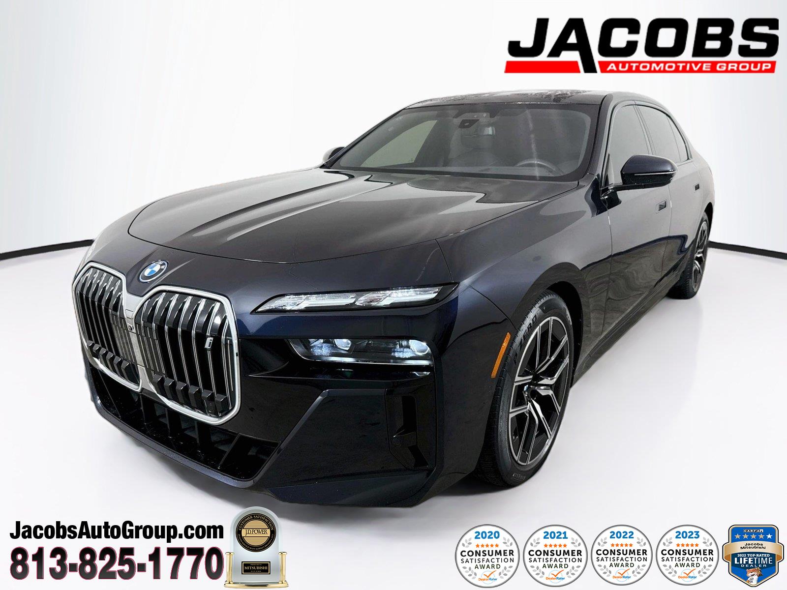 Carbon Black Metallic 2023 BMW i7 Sedan All-Wheel Drive Automatic