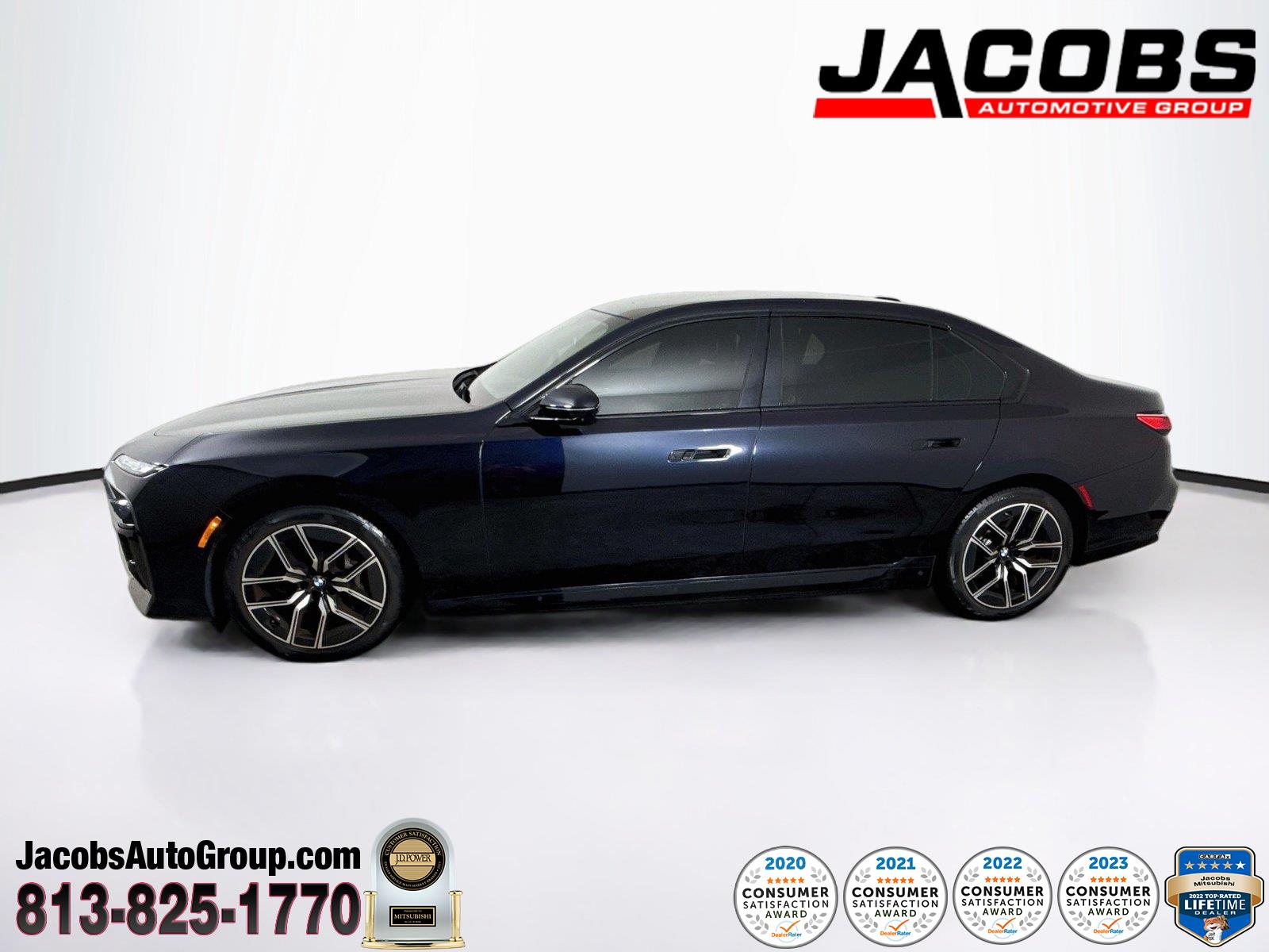 Carbon Black Metallic 2023 BMW i7 Sedan All-Wheel Drive Automatic
