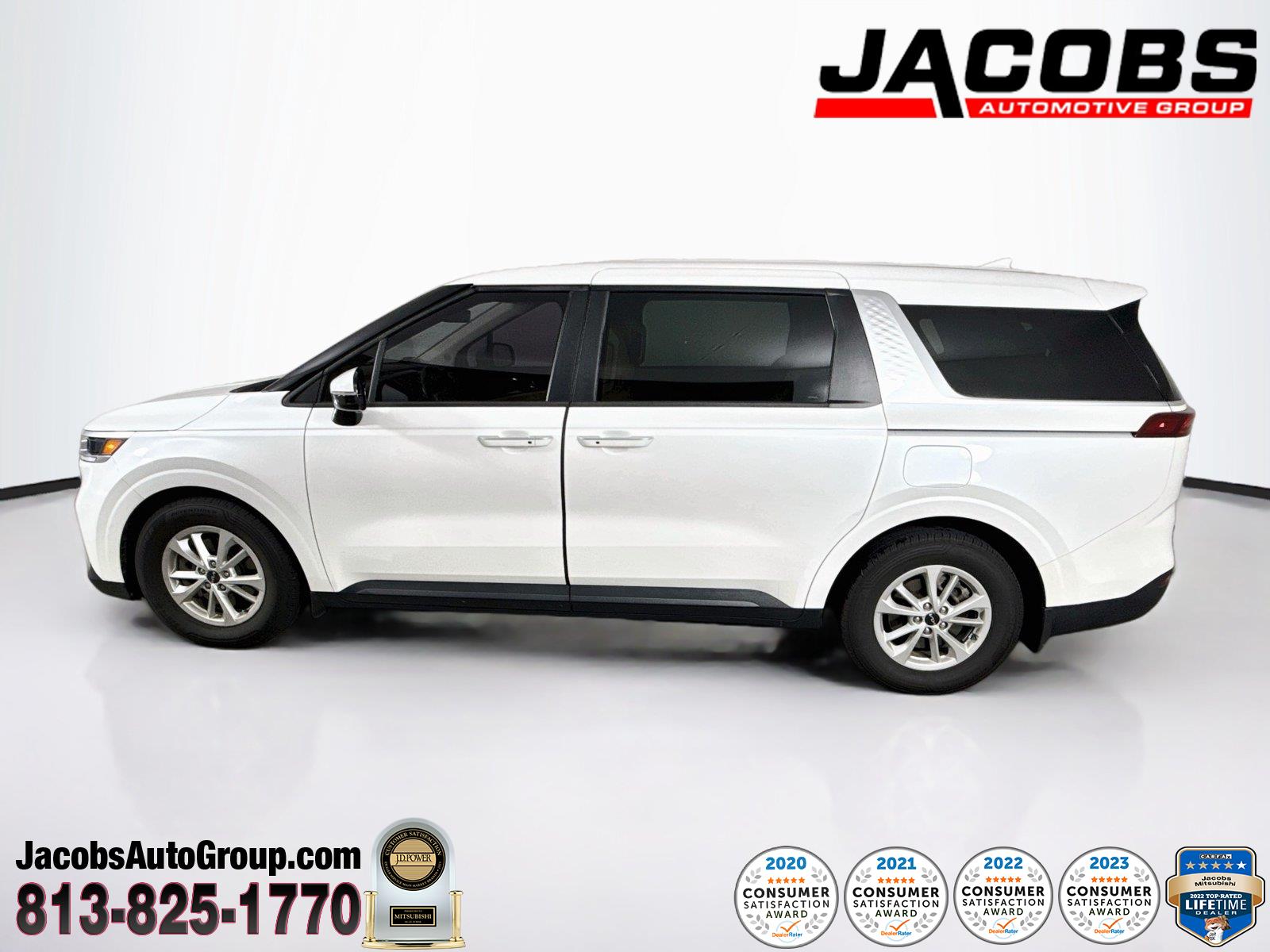 Snow White Pearl 2022 Kia Carnival Minivan Front-Wheel Drive Automatic