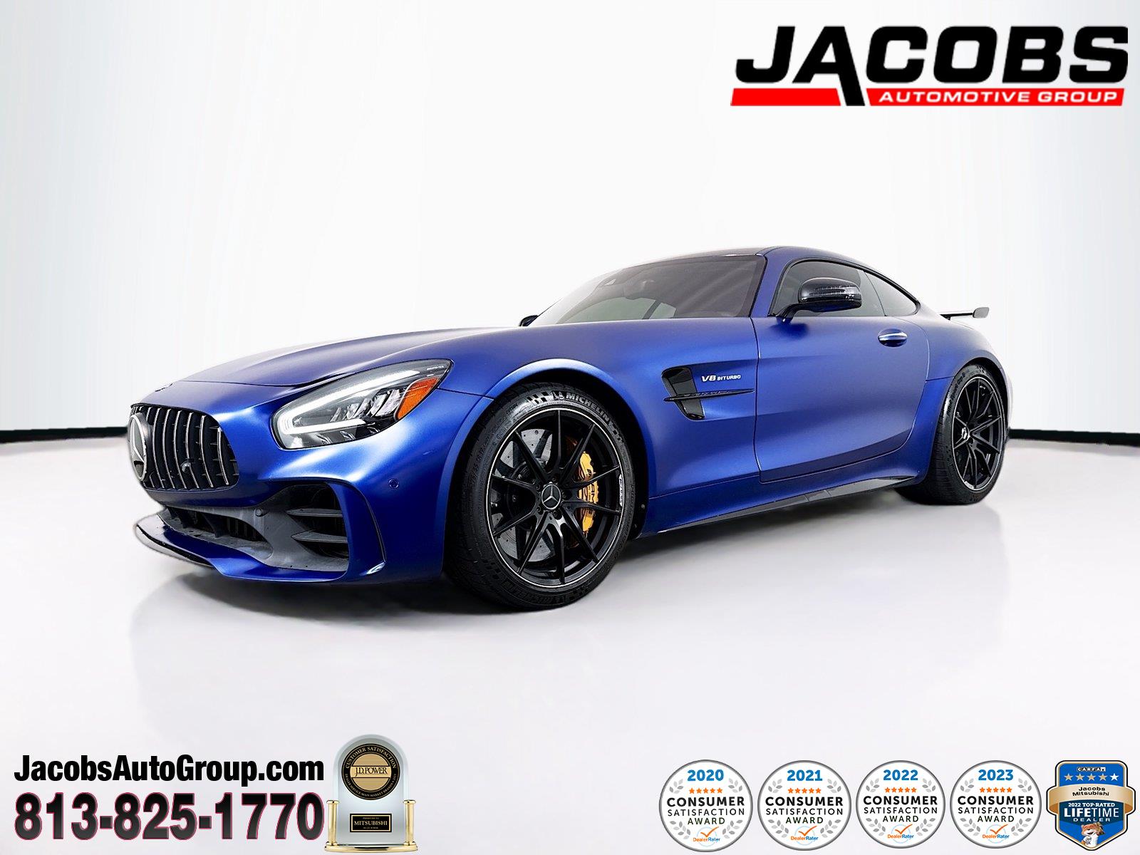 designo Brilliant Blue Magno 2020 Mercedes-Benz AMG GT Coupe Rear-Wheel Drive 