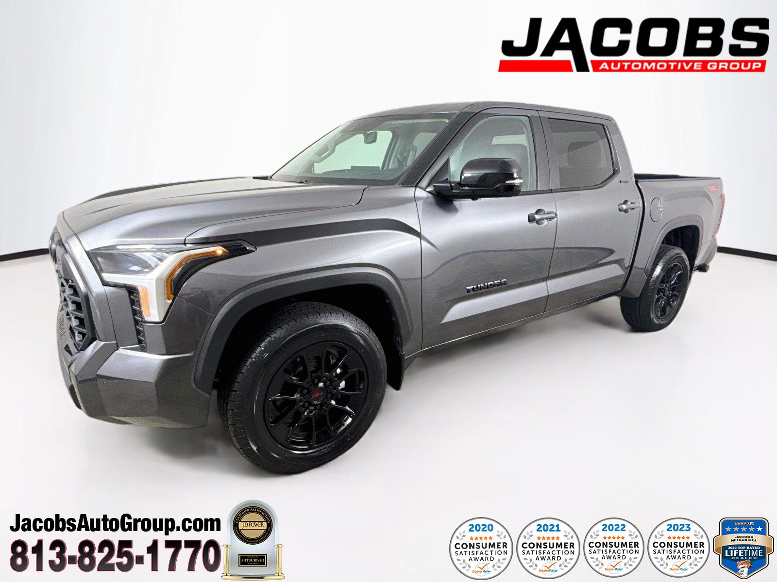 Magnetic Gray Metallic 2024 Toyota Tundra Pickup Truck Four-Wheel Drive Automatic