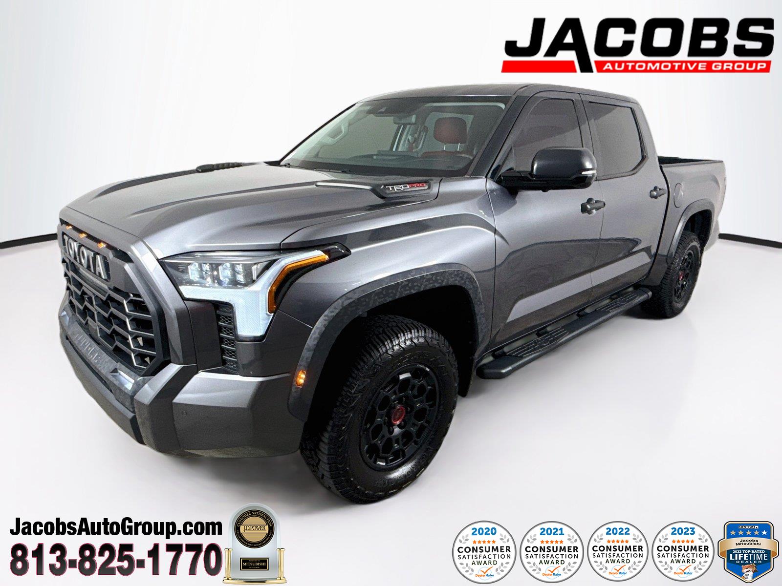 Magnetic Gray Metallic 2023 Toyota Tundra Hybrid Pickup Truck Four-Wheel Drive Automatic