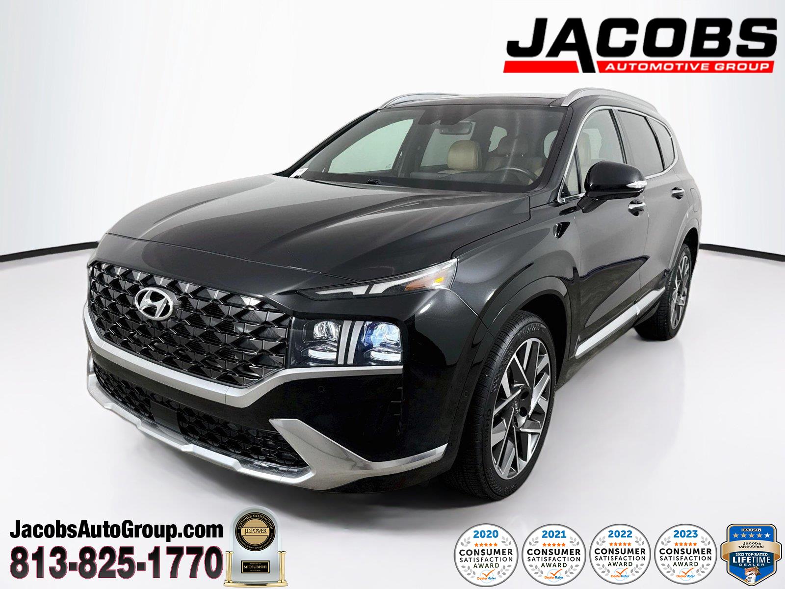 Twilight Black 2023 Hyundai Santa Fe SUV / Crossover Front-Wheel Drive Automatic