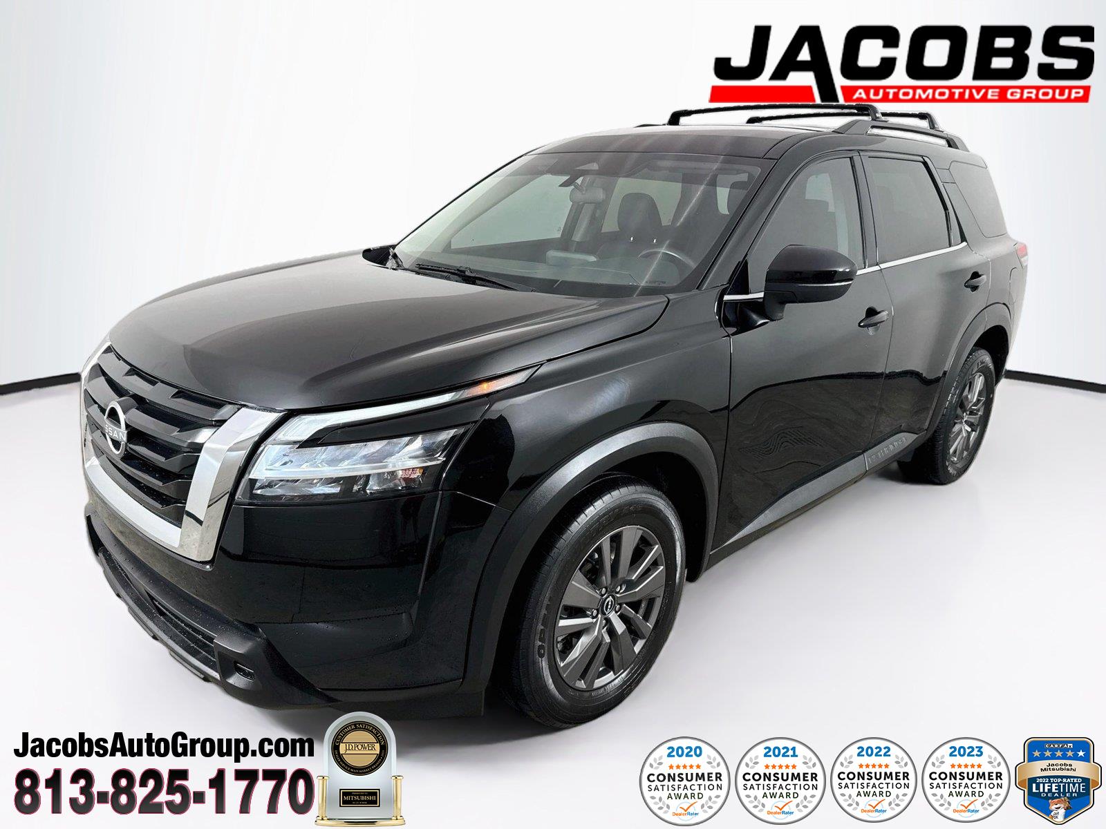 Super Black 2022 Nissan Pathfinder SUV / Crossover All-Wheel Drive Automatic