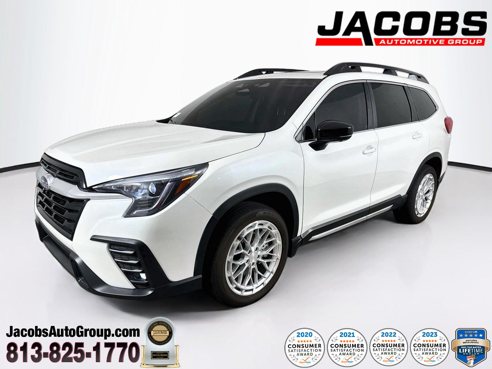 Crystal White Pearl 2025 Subaru Ascent SUV / Crossover All-Wheel Drive Continuously Variable Transmission