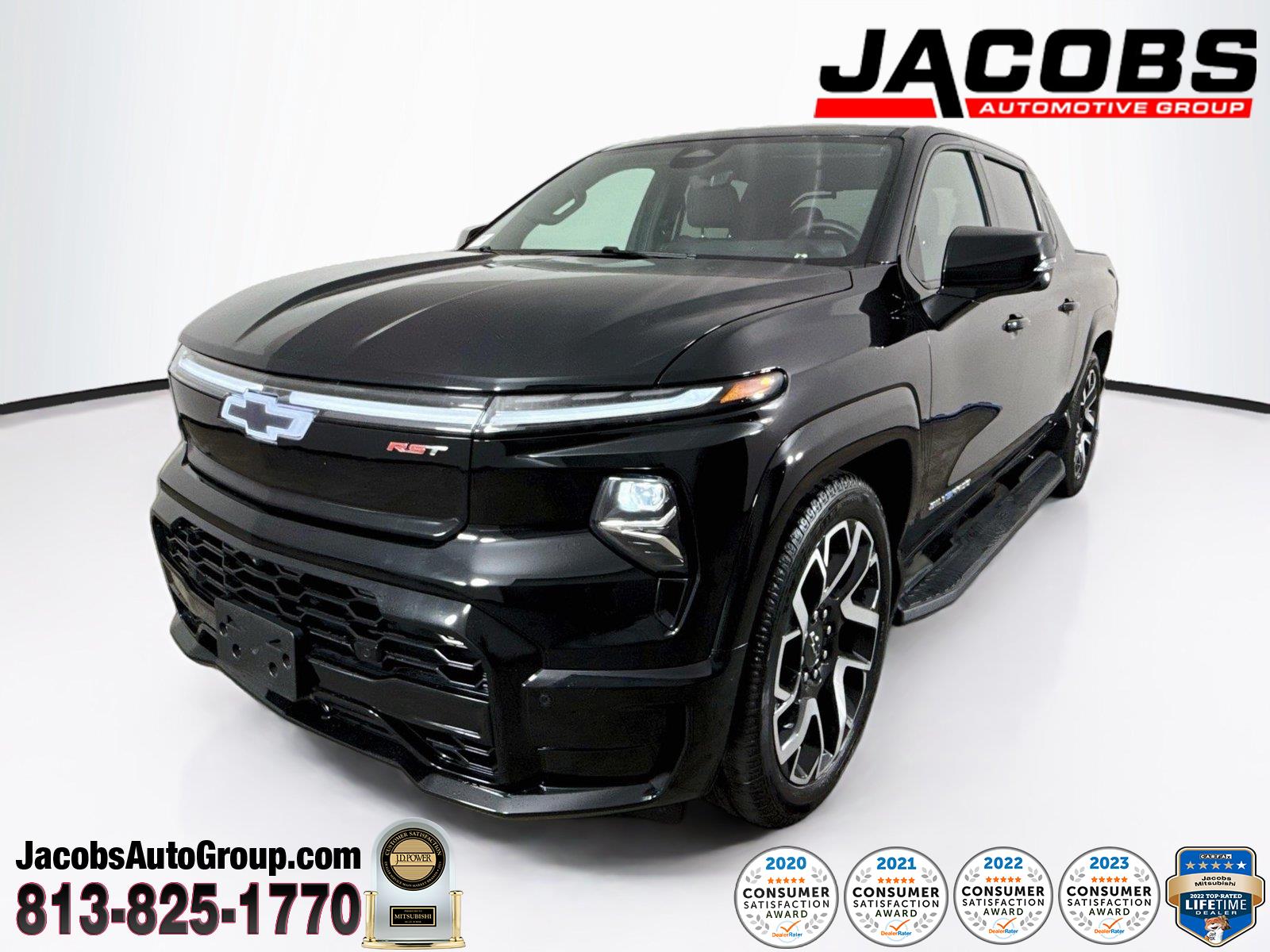 Black 2024 Chevrolet Silverado EV Pickup Truck All-Wheel Drive Automatic