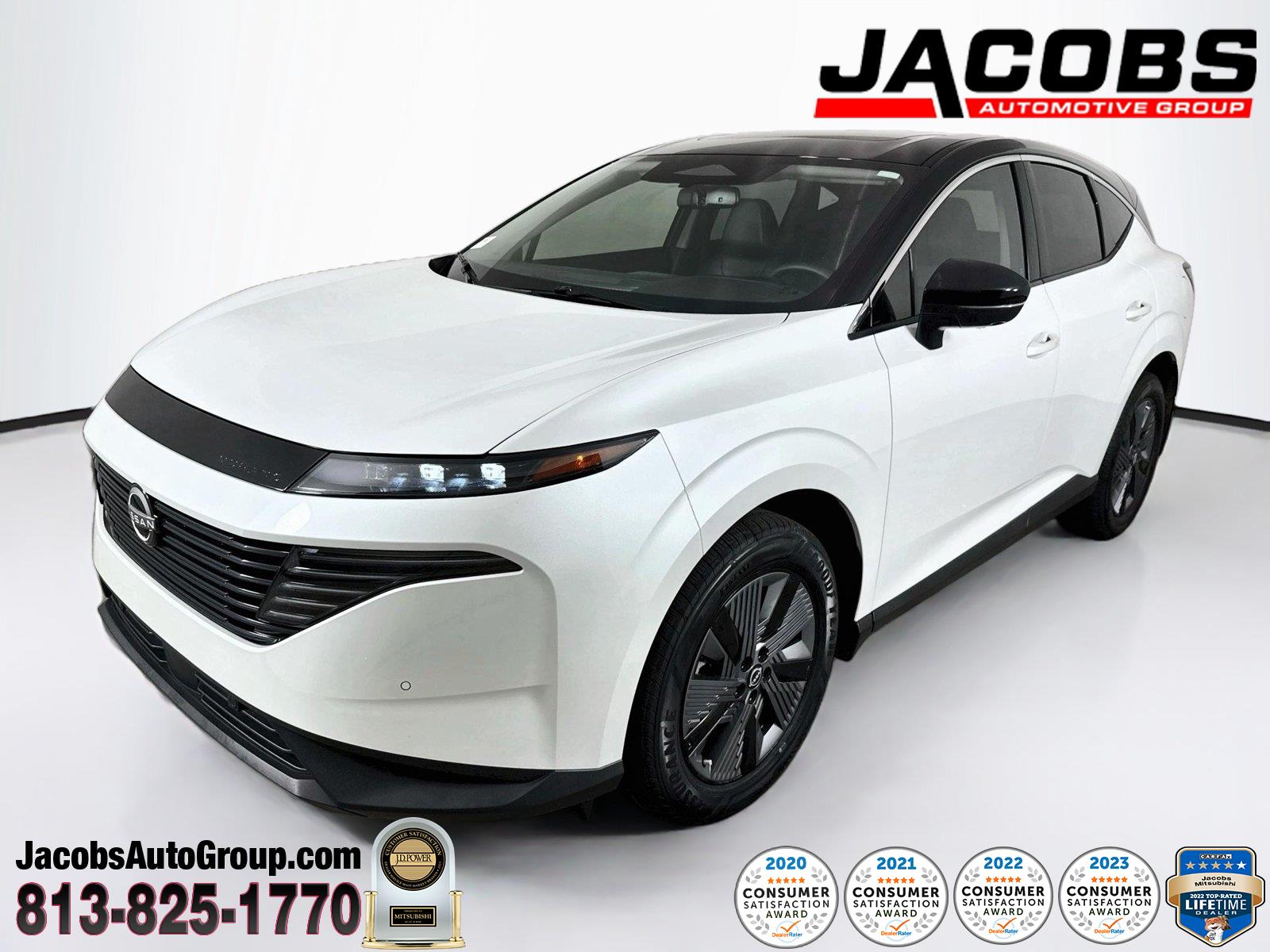 Everest White Pearl Tricoat/Super Black 2025 Nissan Murano SUV / Crossover All-Wheel Drive Automatic