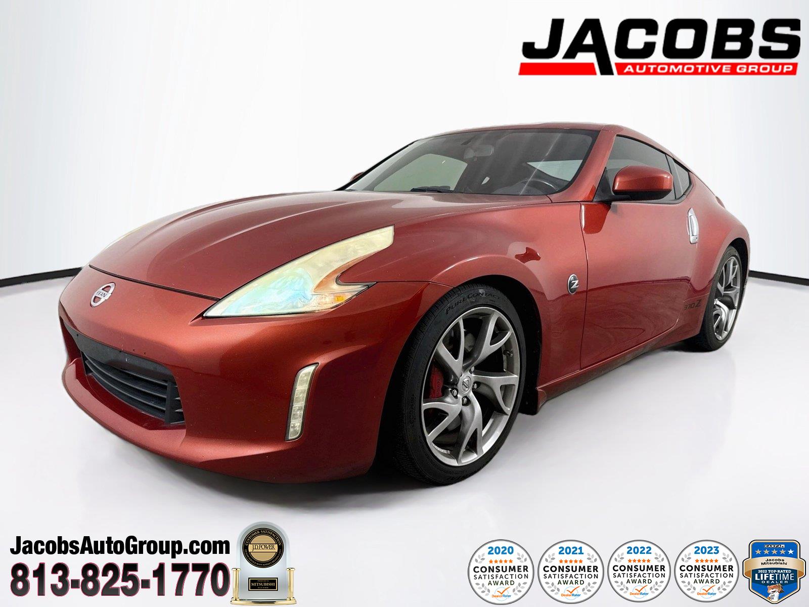 Magma Red Metallic 2014 Nissan 370Z Coupe  Automatic