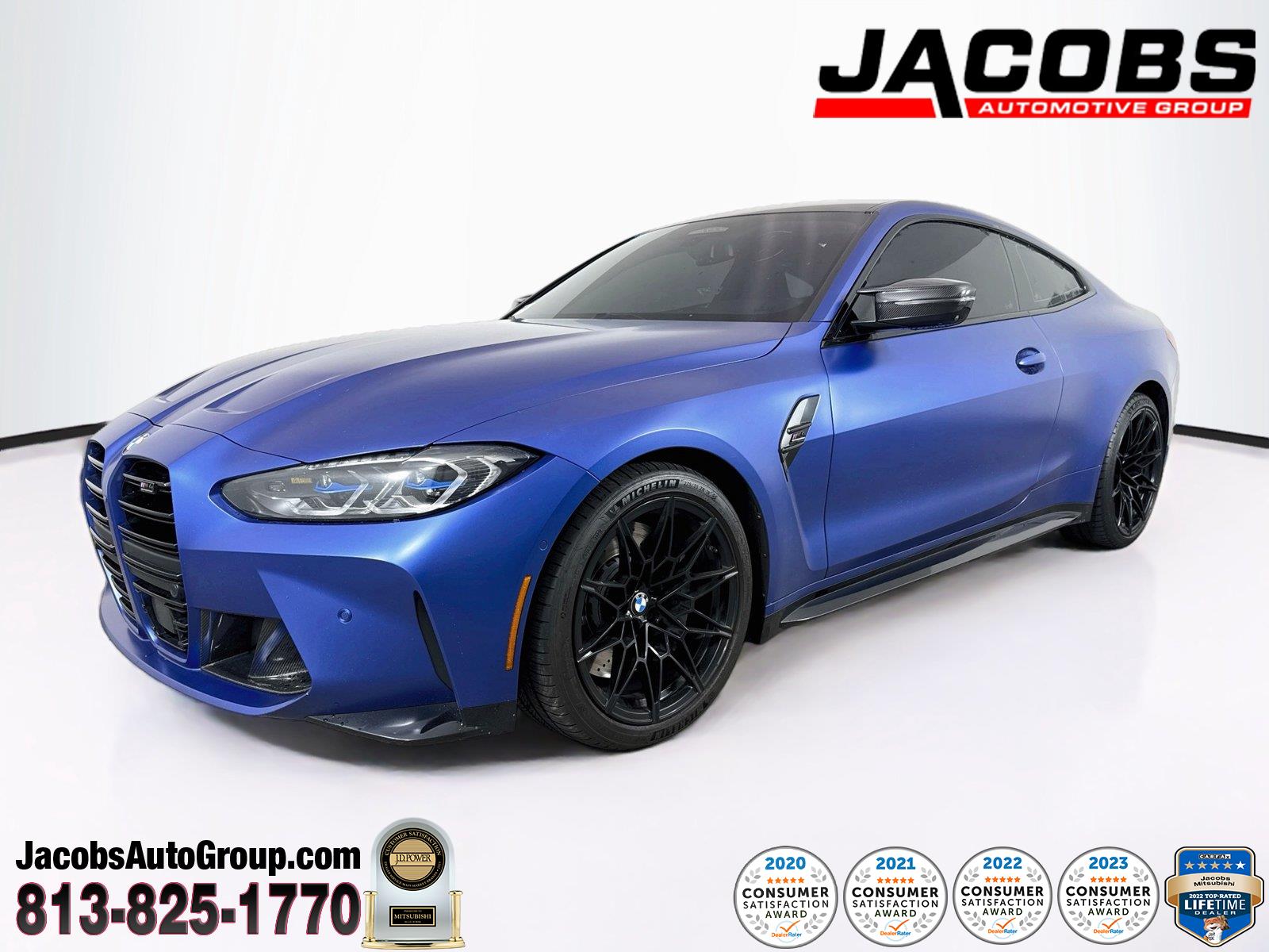 2023 BMW M4 Azul (Frozen Portimao Blue Metallic) Coupé Tracción en las cuatro ruedas Automática