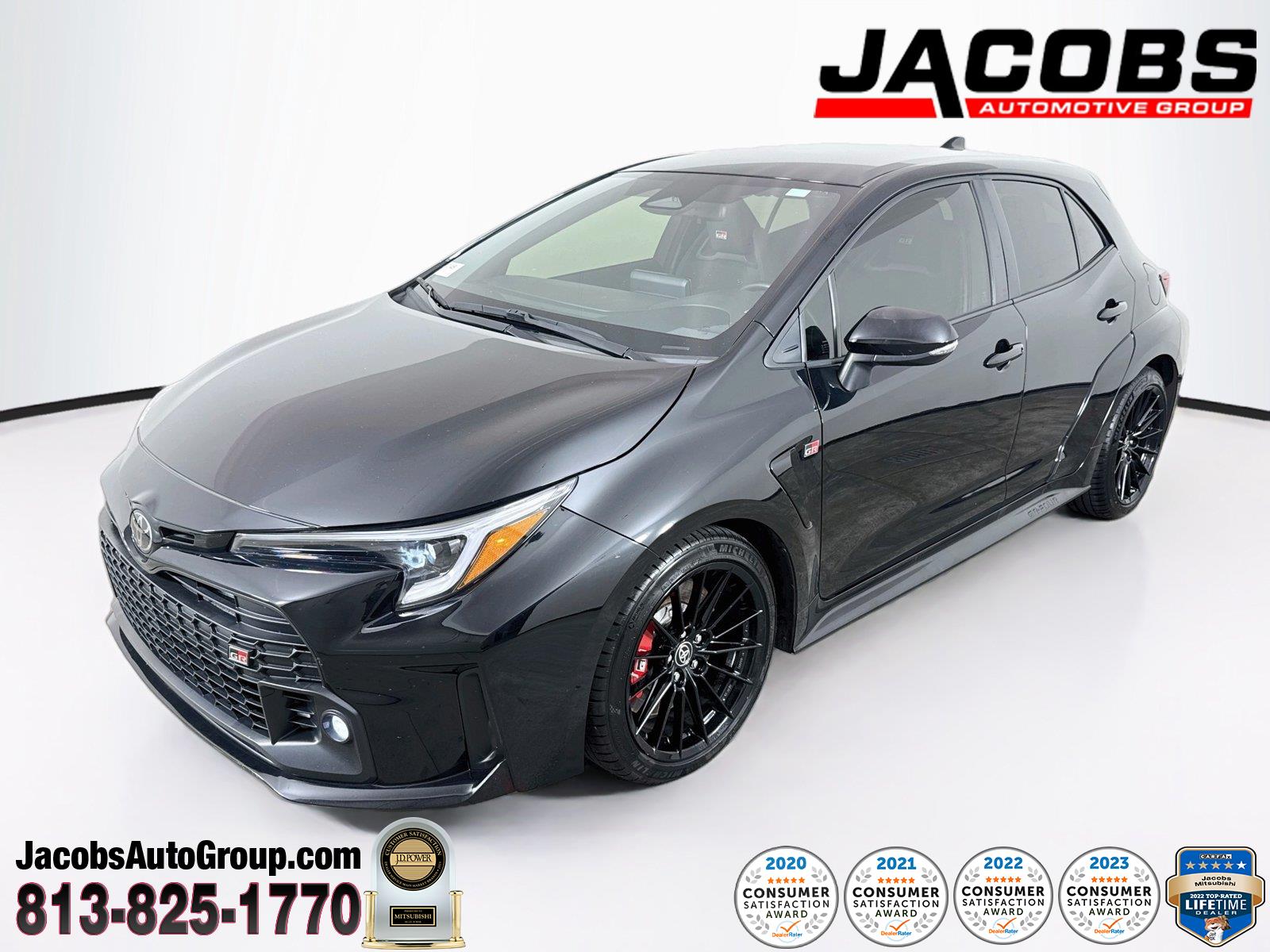 Black 2024 Toyota GR Corolla Hatchback All-Wheel Drive Manual