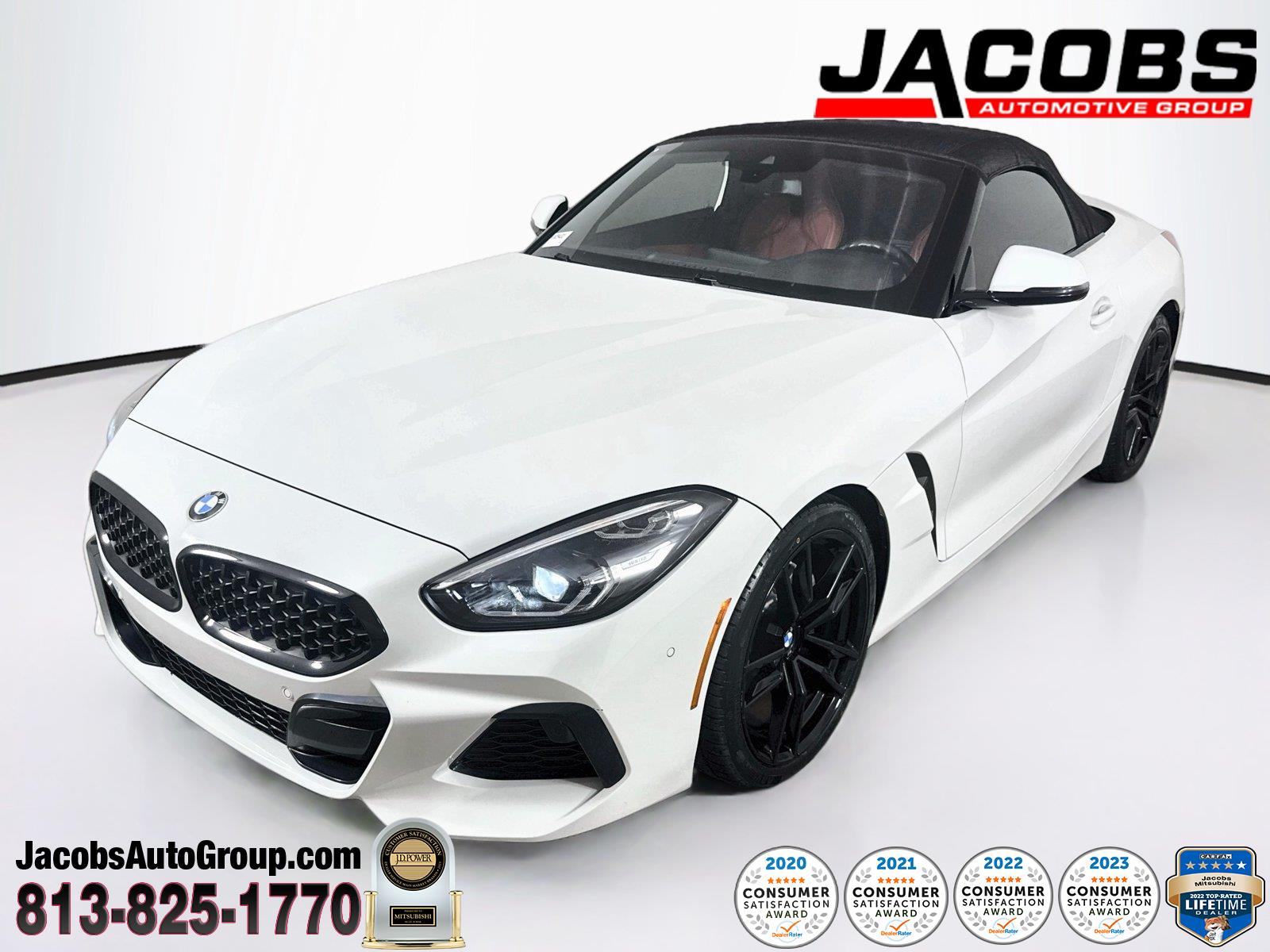 Alpine White 2019 BMW Z4 Convertible Rear-Wheel Drive Automatic