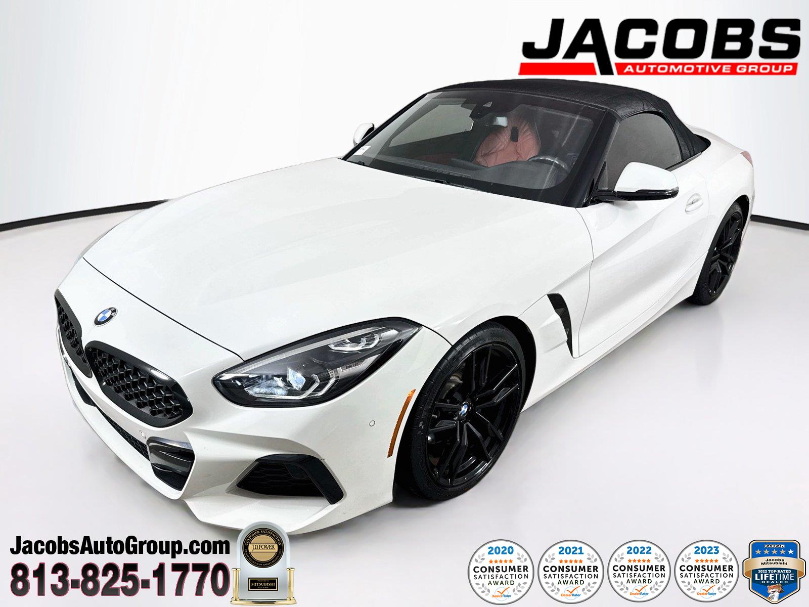Alpine White 2019 BMW Z4 Convertible Rear-Wheel Drive Automatic