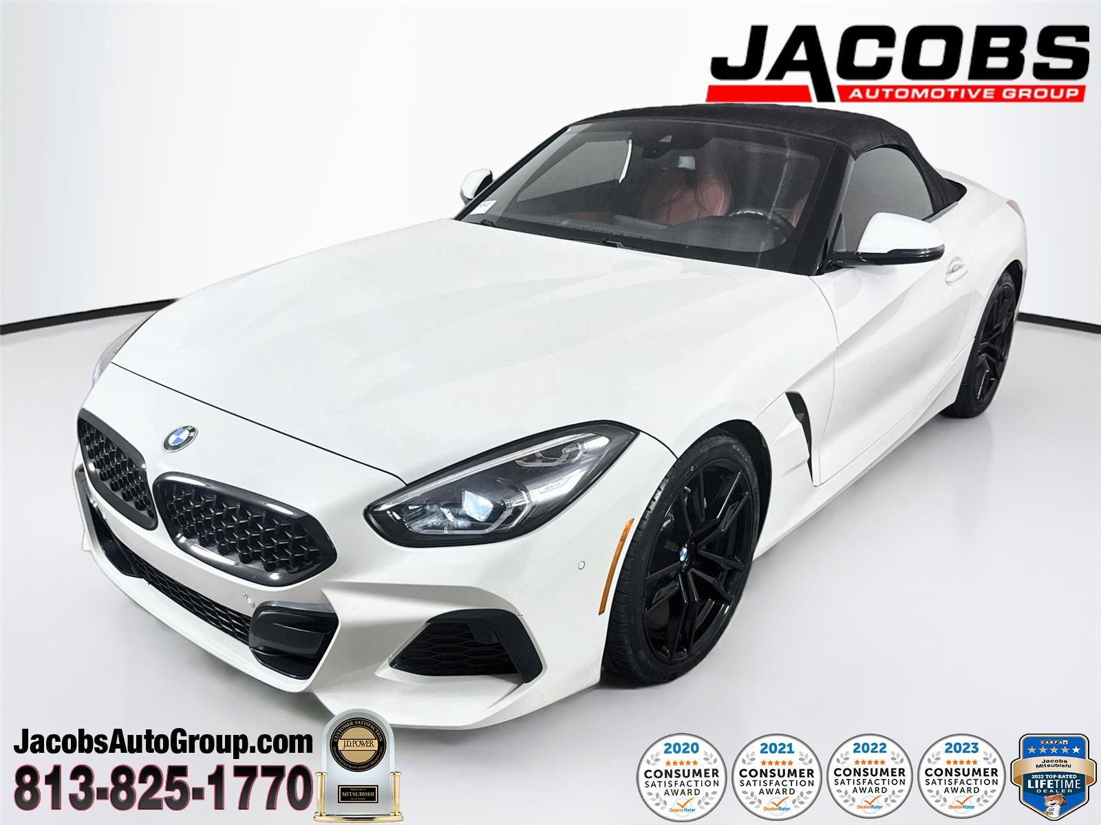 Alpine White 2019 BMW Z4 Convertible Rear-Wheel Drive Automatic