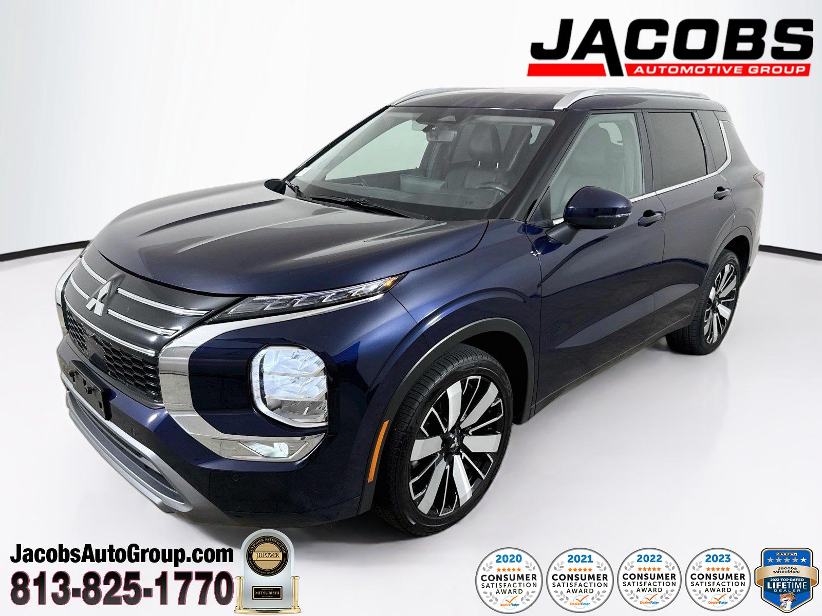 Cosmic Blue Metallic 2025 Mitsubishi Outlander SUV / Crossover Front-Wheel Drive Continuously Variable Transmission