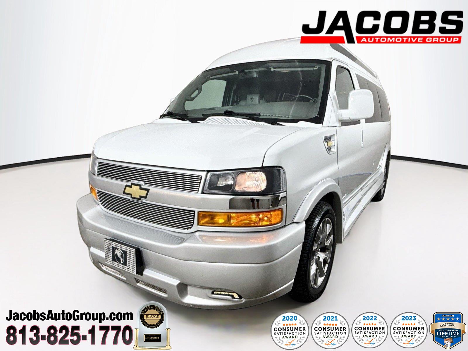 Silver Ice Metallic 2023 Chevrolet Express Cargo Van Rear-Wheel Drive 8-Speed Automatic