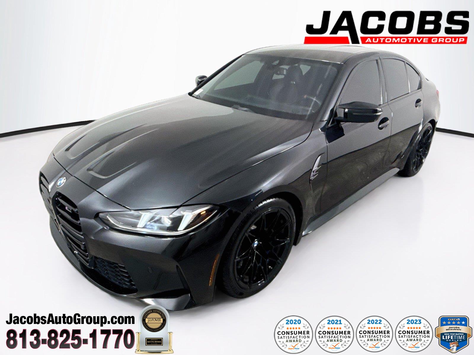 Black Sapphire Metallic 2025 BMW M3 Sedan Rear-Wheel Drive Automatic