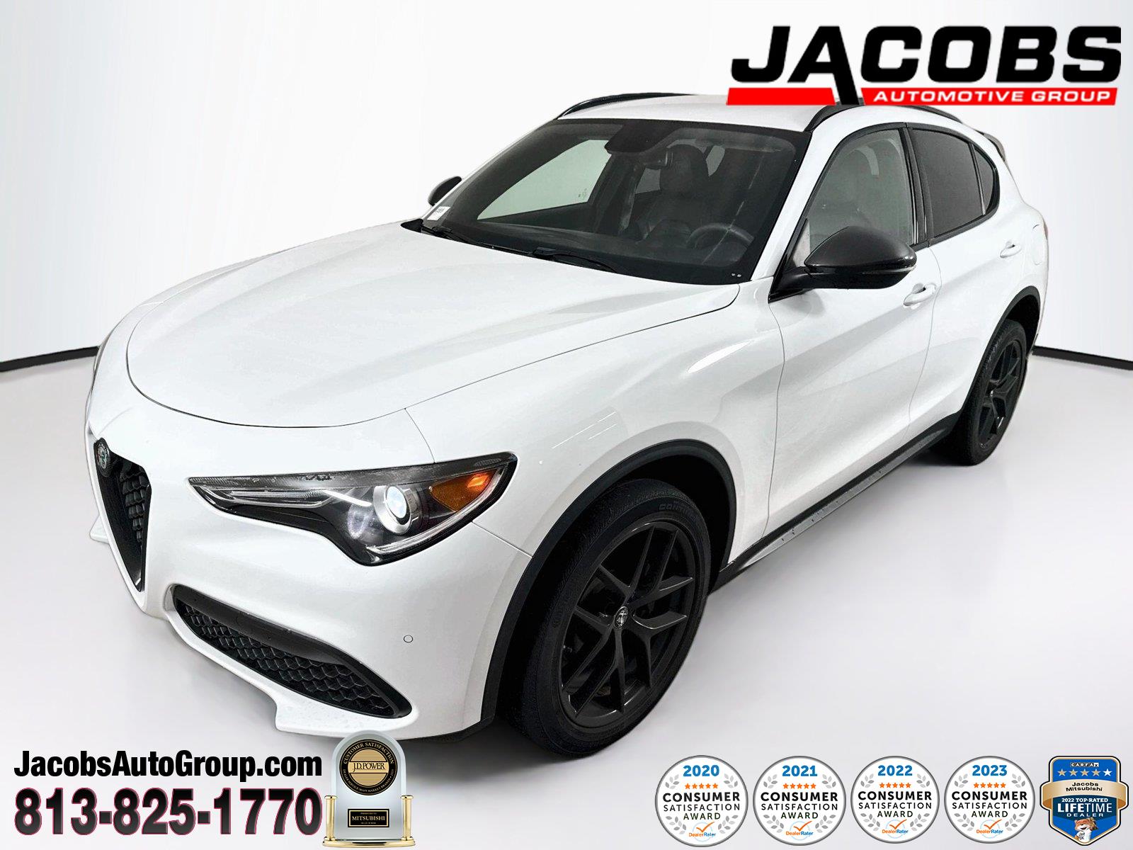 White 2019 Alfa Romeo Stelvio SUV / Crossover All-Wheel Drive Automatic