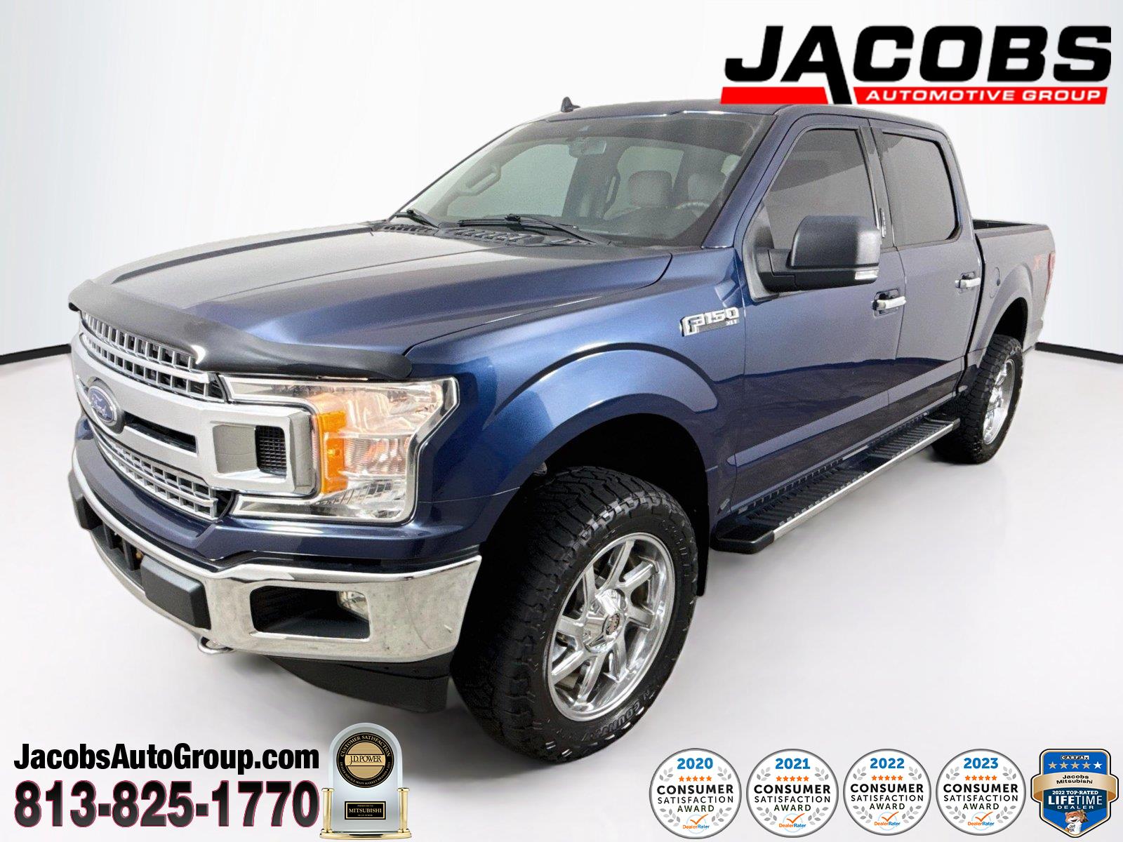 Blue Jeans Metallic 2020 Ford F-150 Pickup Truck Four-Wheel Drive 6-Speed Automatic
