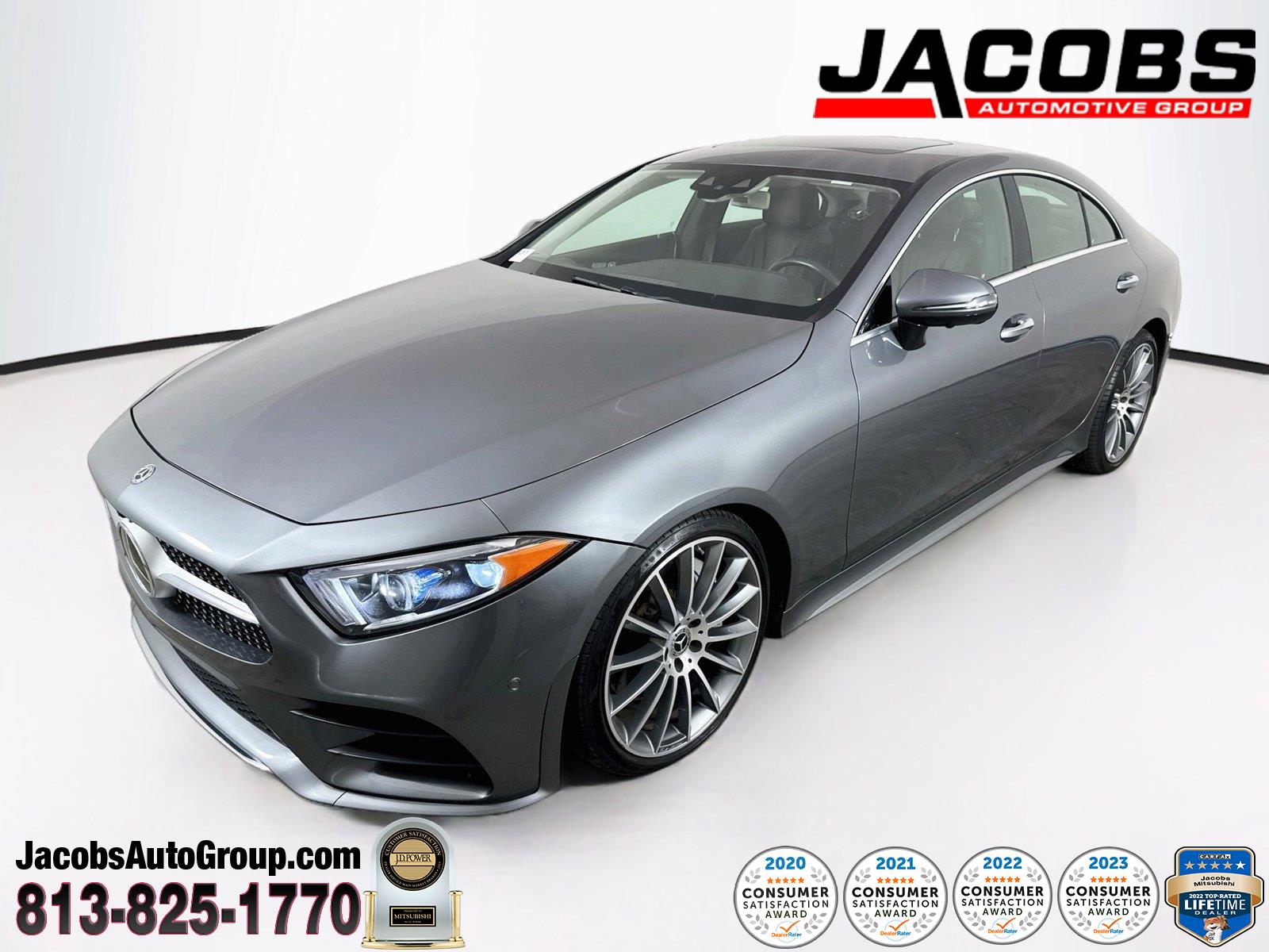 Gray 2019 Mercedes-Benz CLS Sedan Rear-Wheel Drive Automatic