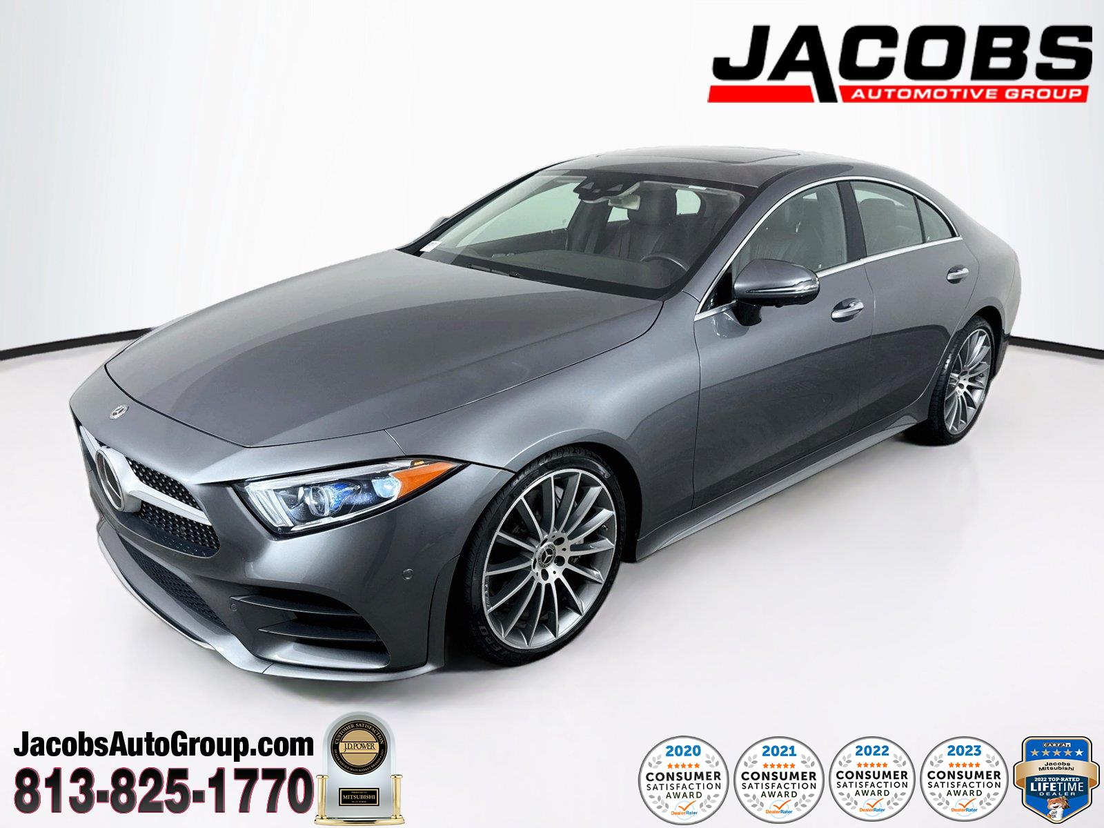 Gray 2019 Mercedes-Benz CLS Sedan Rear-Wheel Drive Automatic