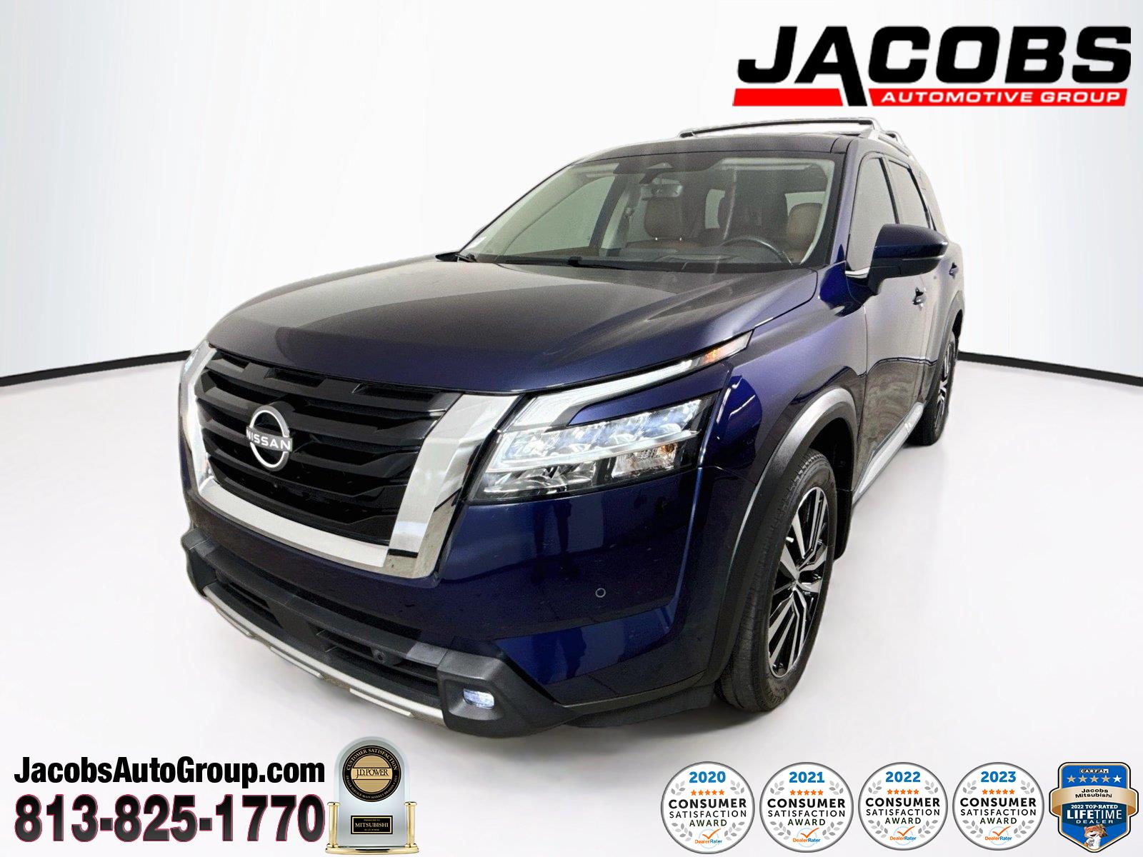 Deep Ocean Blue Pearl 2023 Nissan Pathfinder SUV / Crossover All-Wheel Drive Automatic